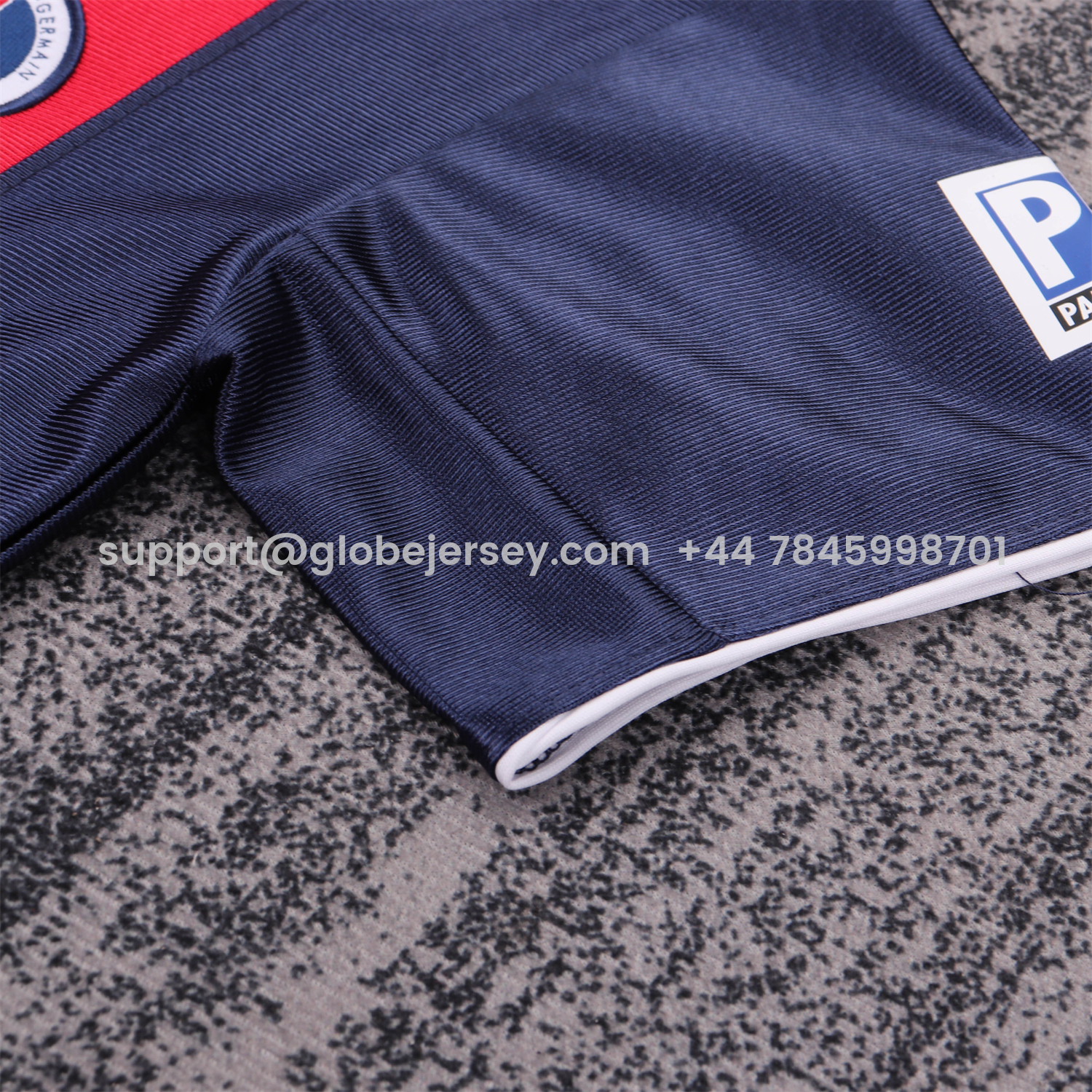 GlobeJersey-Retro Paris Saint-Germain PSG 2001-02 Home Kids Kit