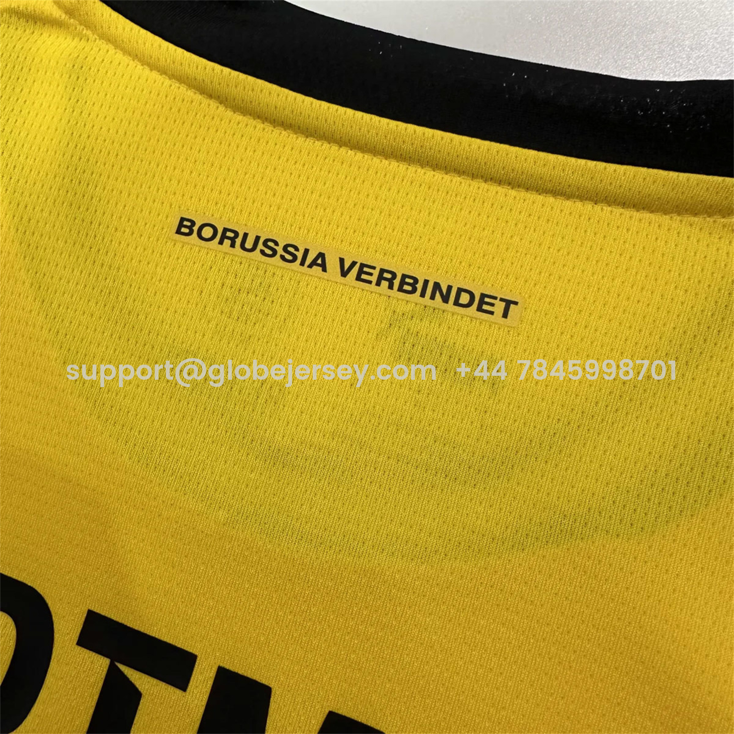 GlobeJersey-Dortmund 26-27 Home Jersey - Fans Version