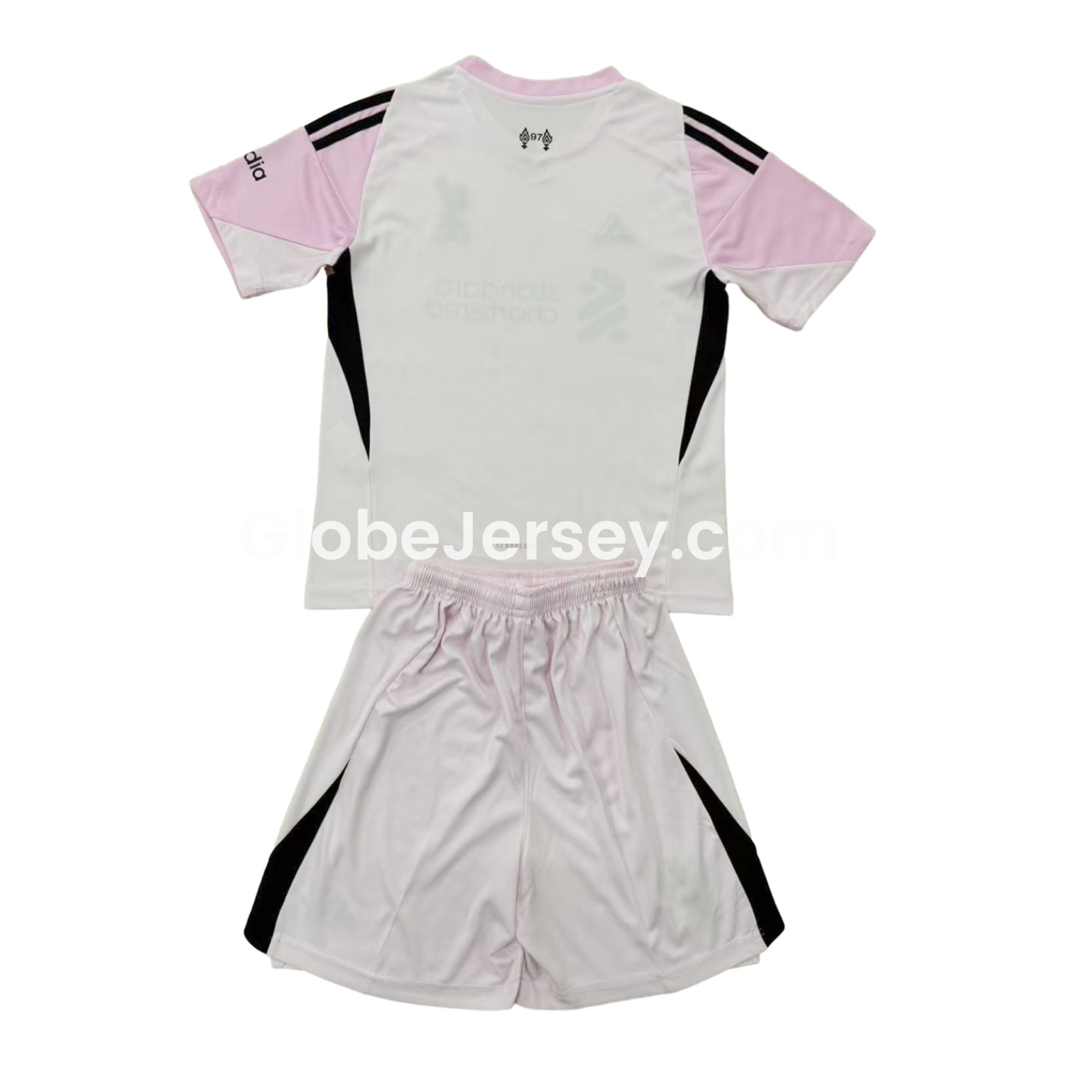 GlobeJersey-Liver.pool 25-26 Light Pink Goalkeeper Kids Kit