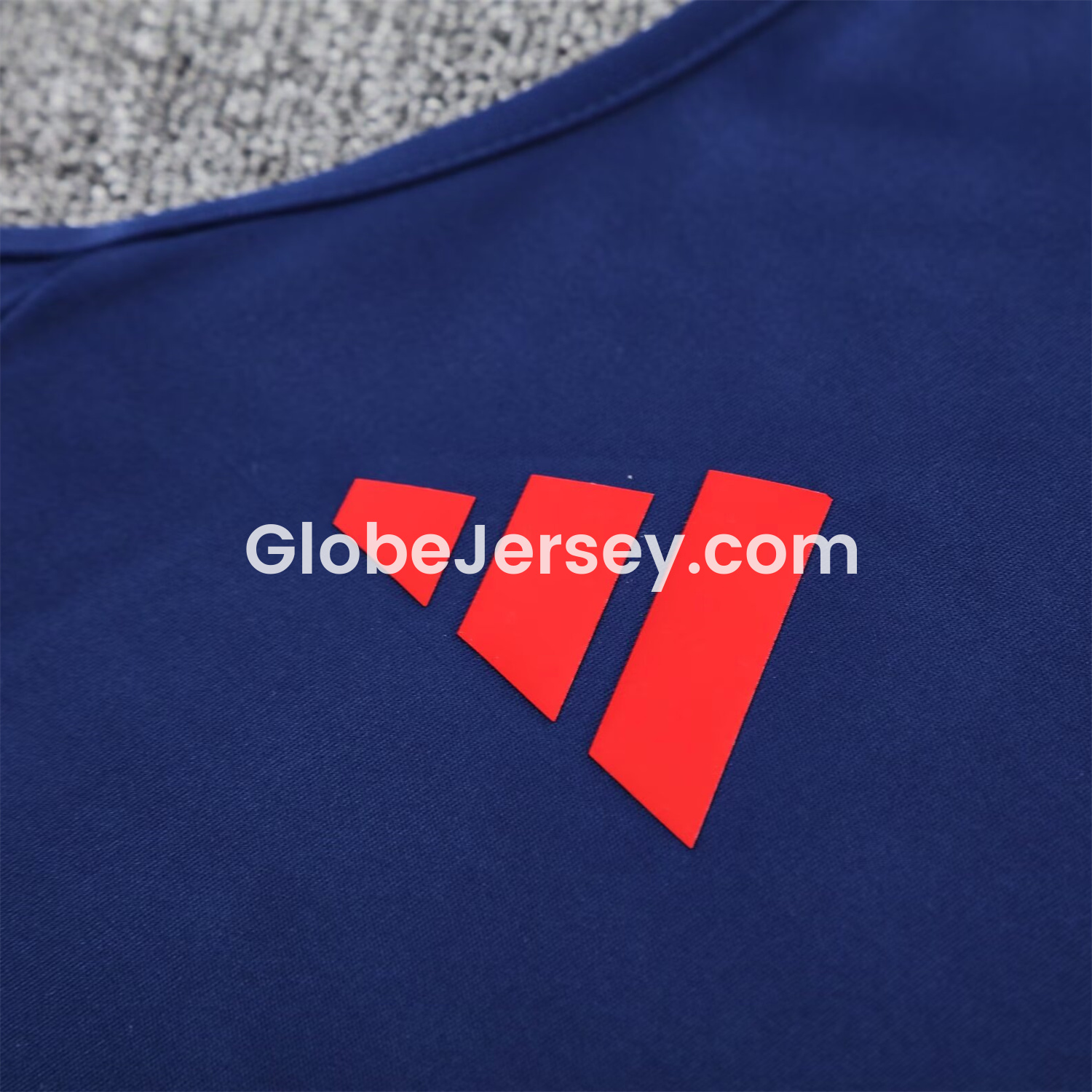 GlobeJersey-Flamengo 25-26 Vest Training Set - Royal Blue With Royal Blue