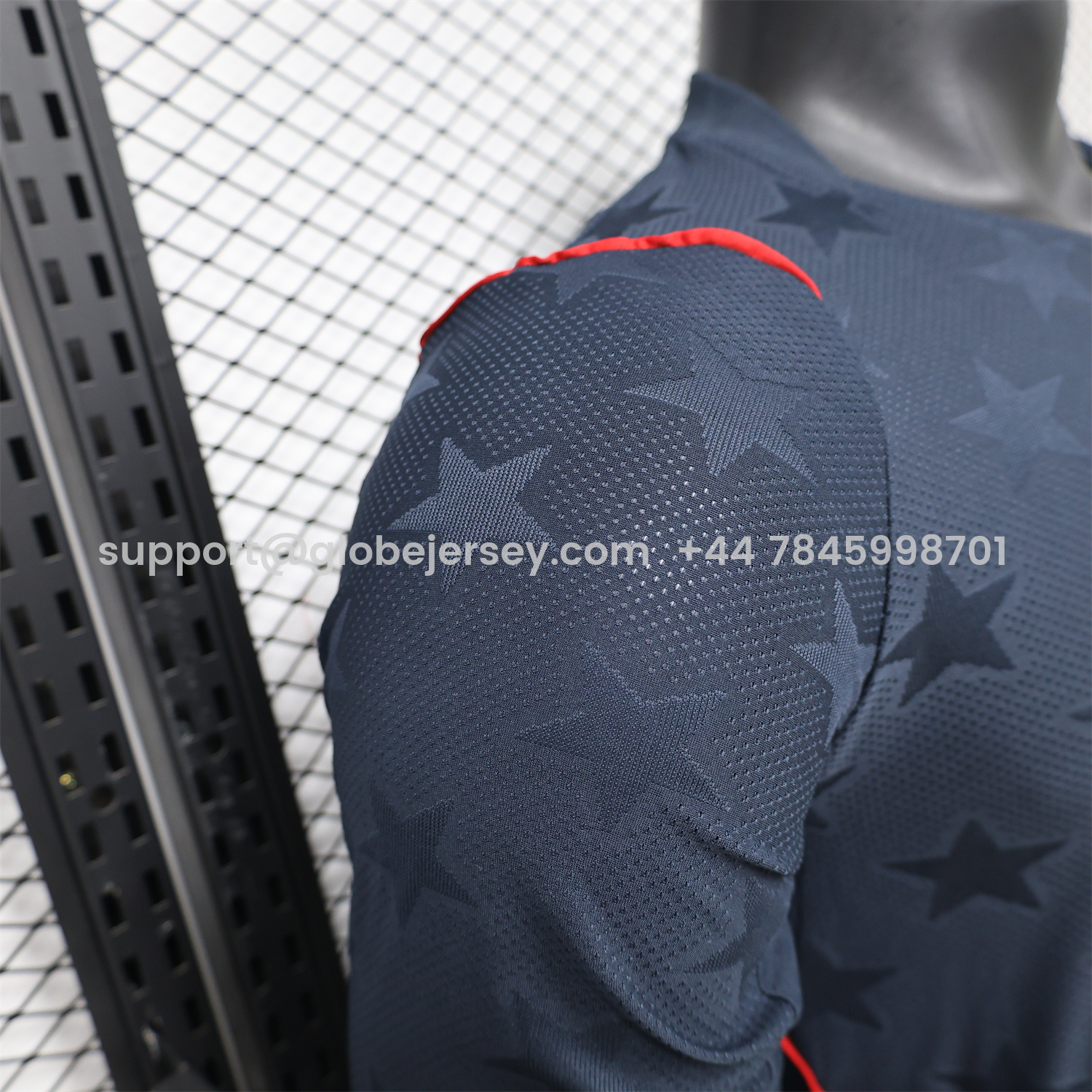 GlobeJersey-United States USA 2026 Away Long Sleeves Jersey - Player Version