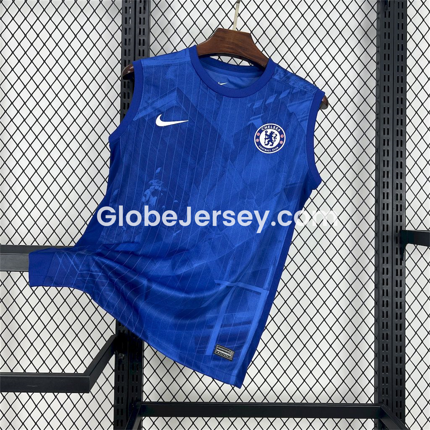 GlobeJersey-C.H.E.L.S.E.A 25-26 Blue Training Vest - Fans Version