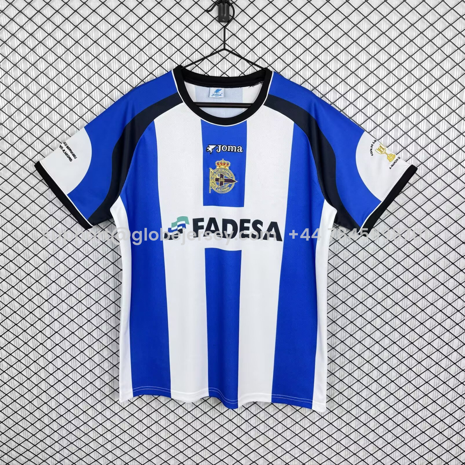 GlobeJersey-Retro Deportivo de La Coruña 2001-02 Home Jersey