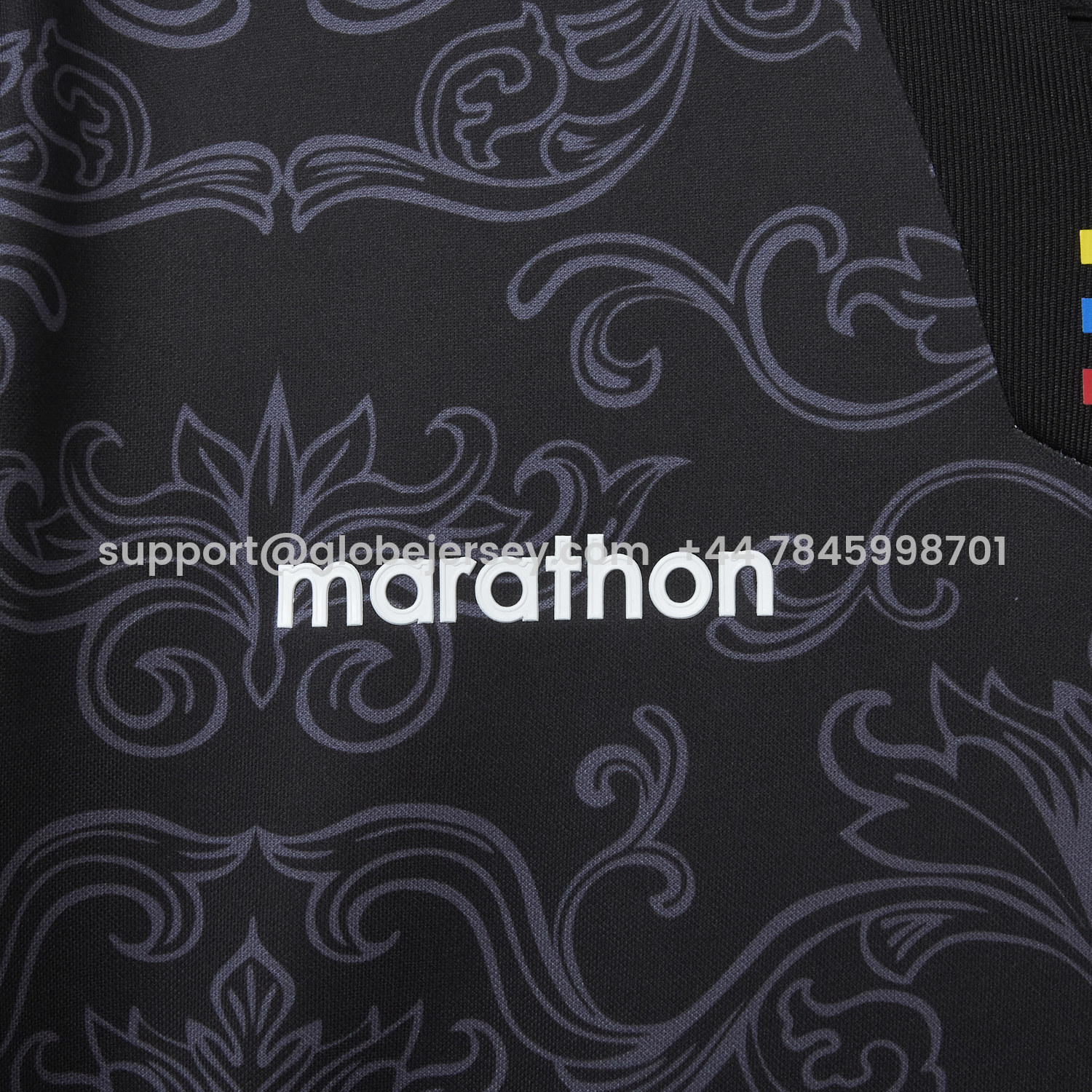 GlobeJersey-Ecuador 2026 Flowers Black Special Jersey - Fans Version