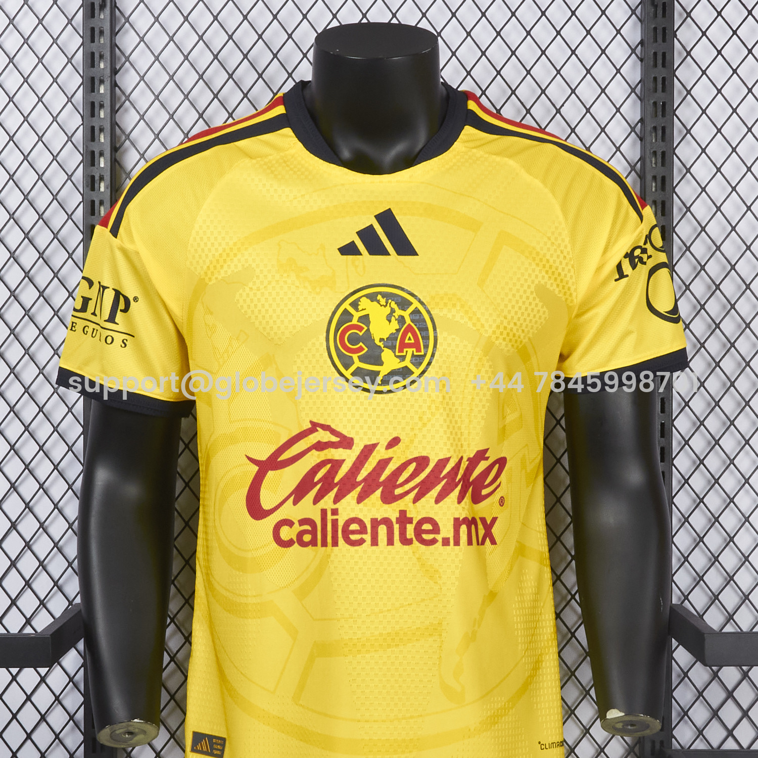 GlobeJersey-Club América 26-27 Home Yellow Jersey - Player Version