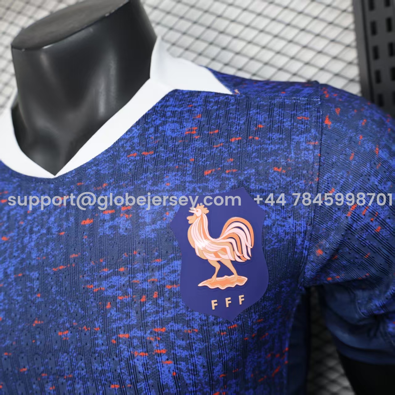 GlobeJersey-France 2025 Women's Team Home Jersey - Men's Player Version