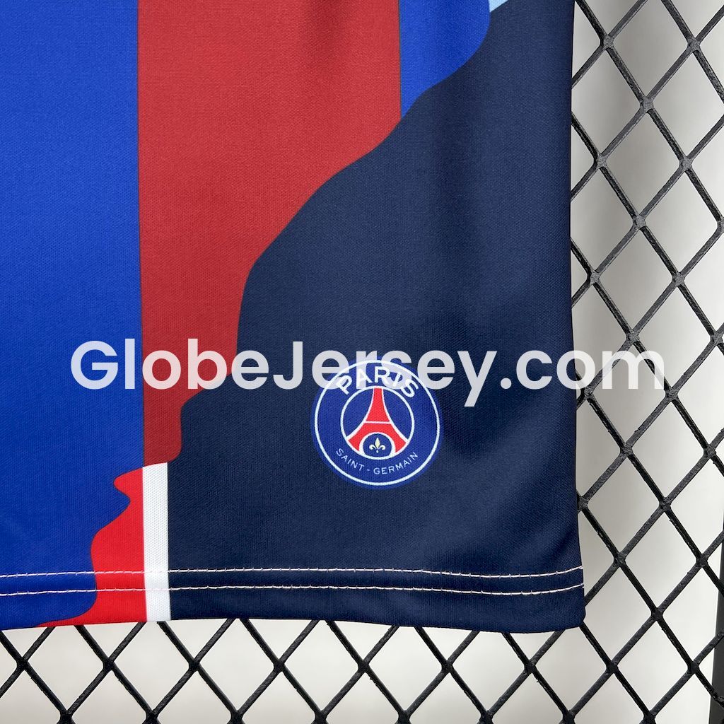 GlobeJersey-Messi Career Commemorative Kids Kit with Messi #10 - Barcelona Argentina Paris Saint-Germain PSG INT M.A.M