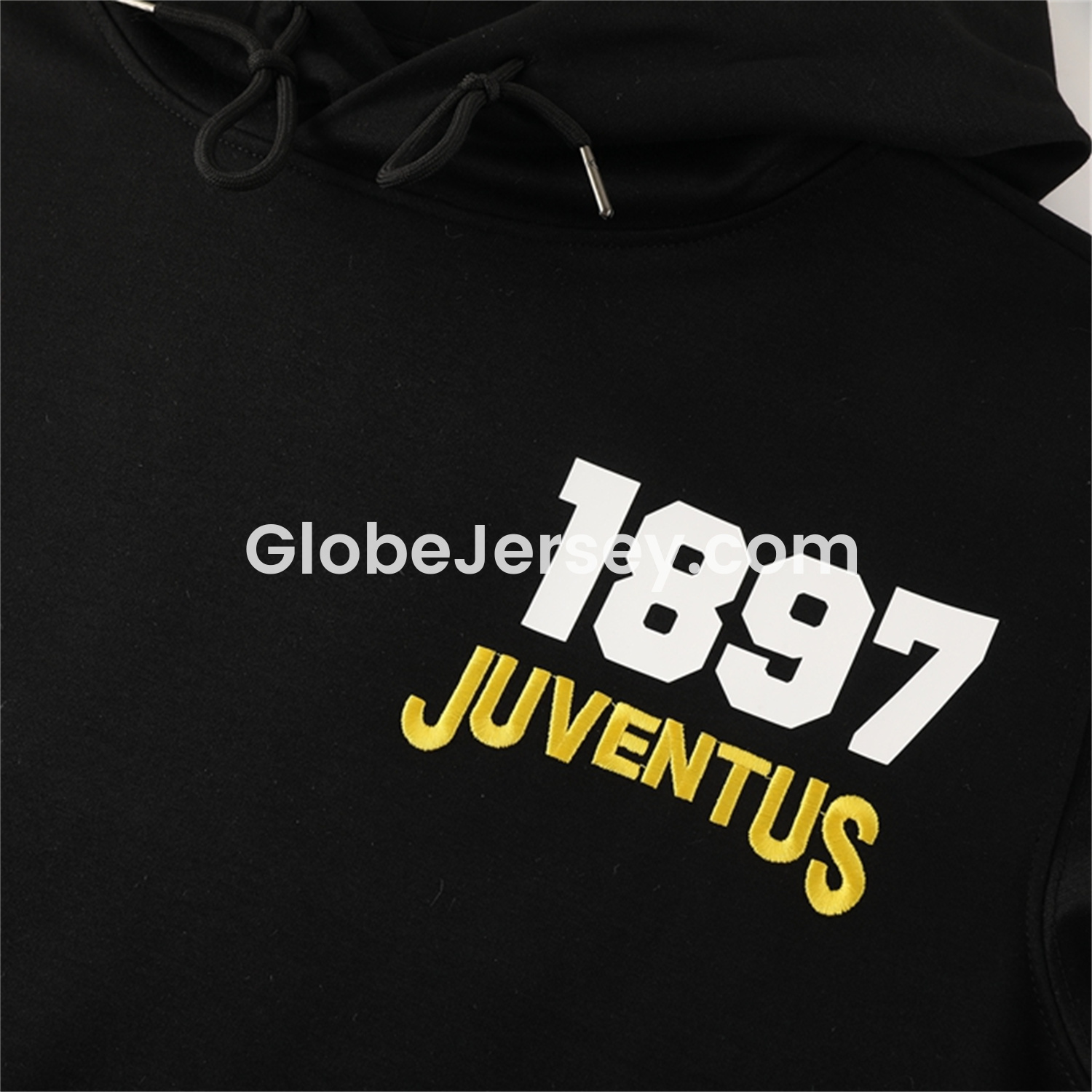 GlobeJersey-Juventus 25-26 Originals Varsity Hoodie Set - Black Hoodie and Pants