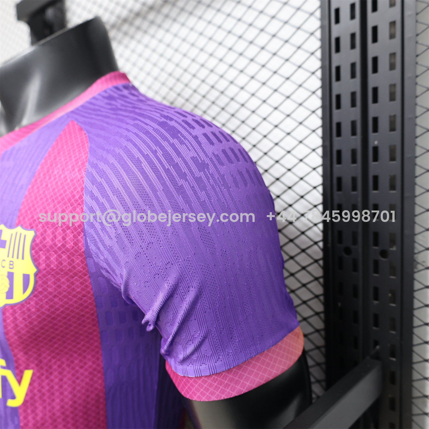 GlobeJersey-Barcelona 25-26 Purple Pink And Yellow Special Jersey - Player Version