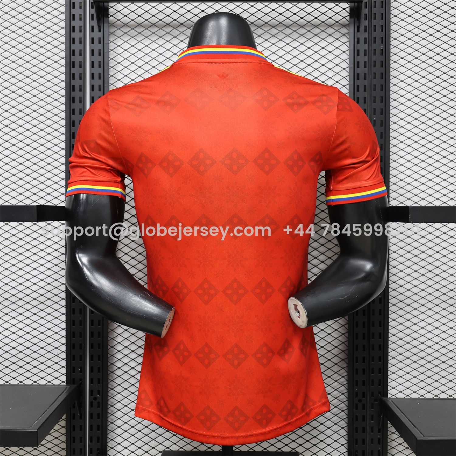 GlobeJersey-Colombia 2026 Red With Yellow Blue Special Jersey - Player Version