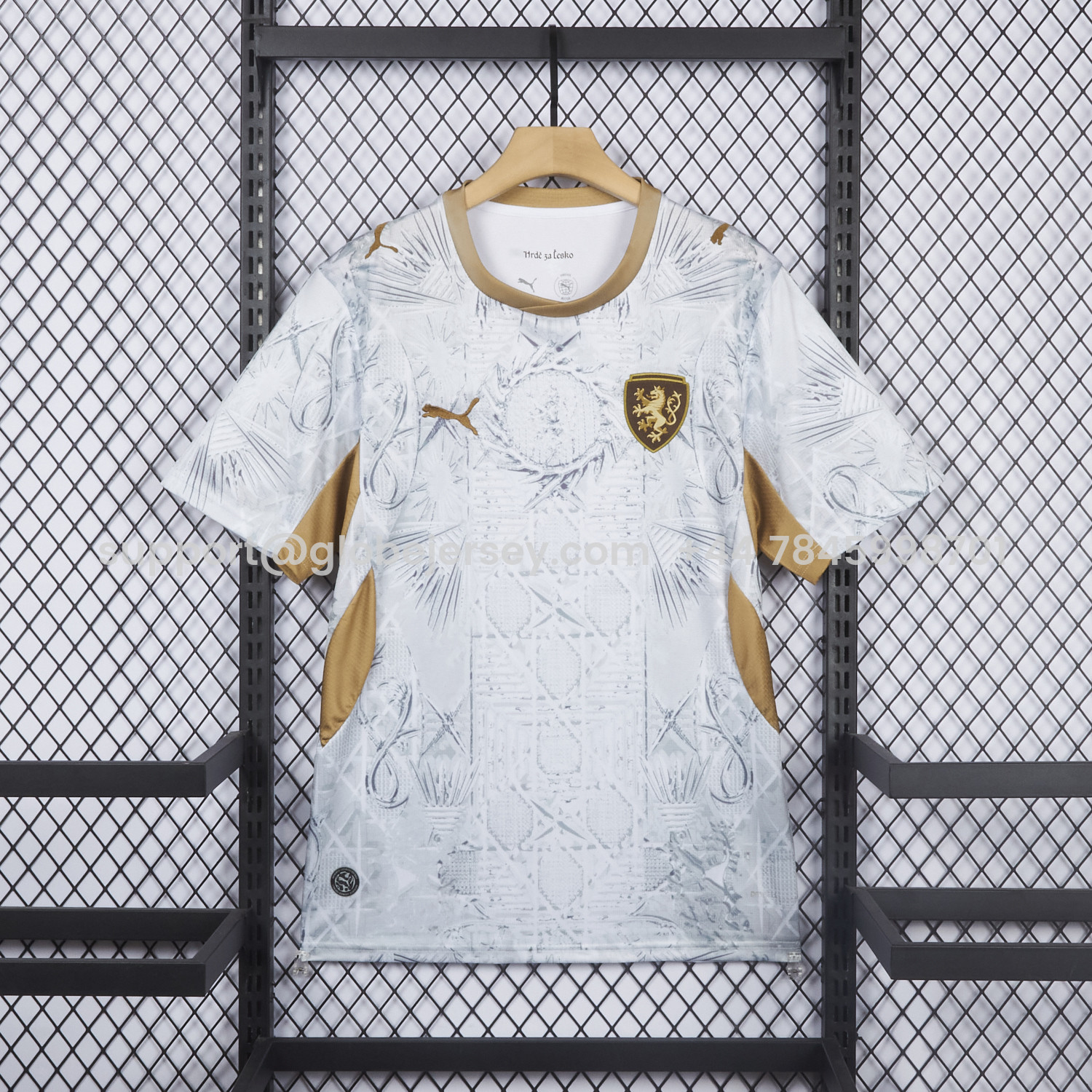 GlobeJersey-Czech Republic 2026 Away Jersey - Fans Version