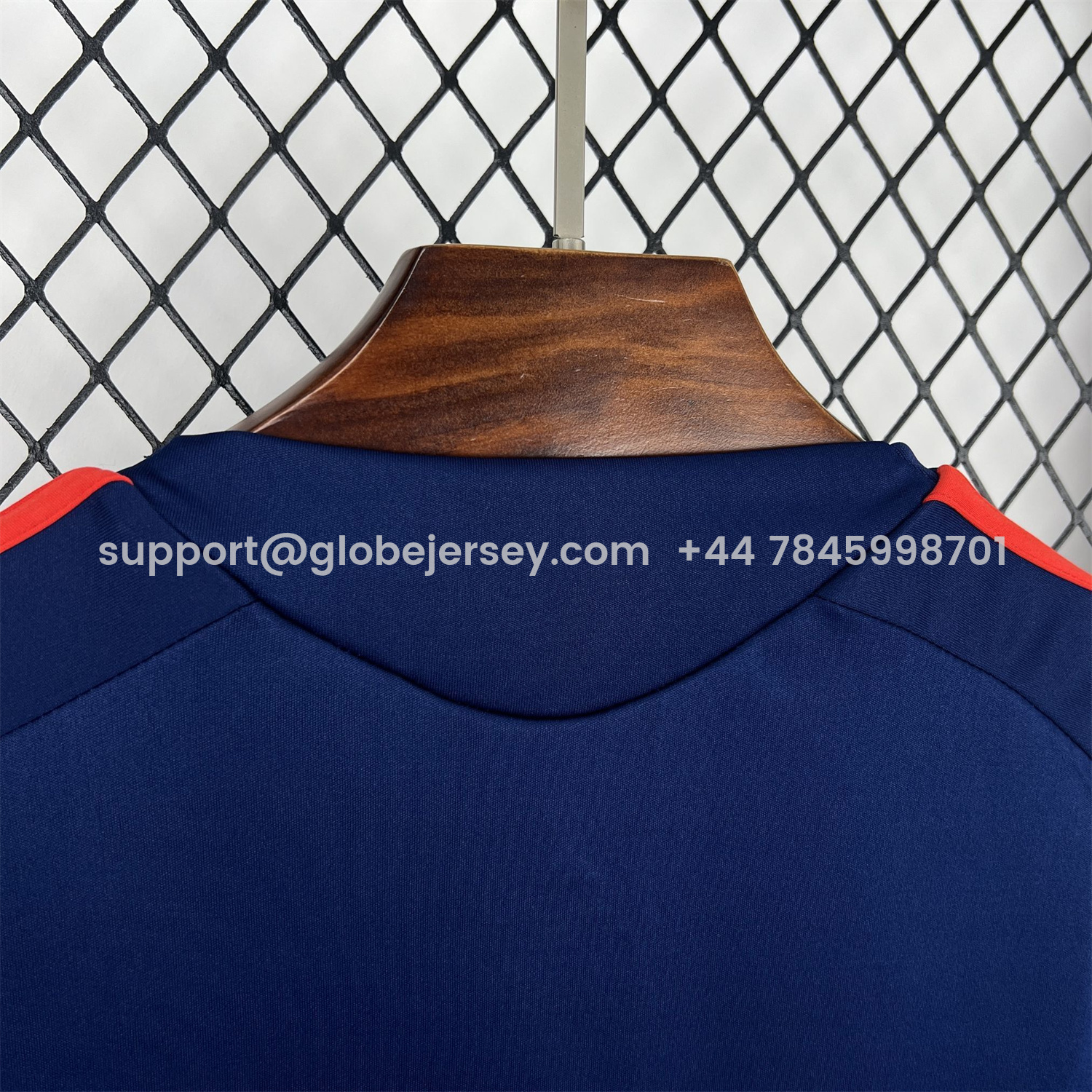 GlobeJersey-Spain 2026 Dark Blue Pre-Match Training Jersey - Fans Version