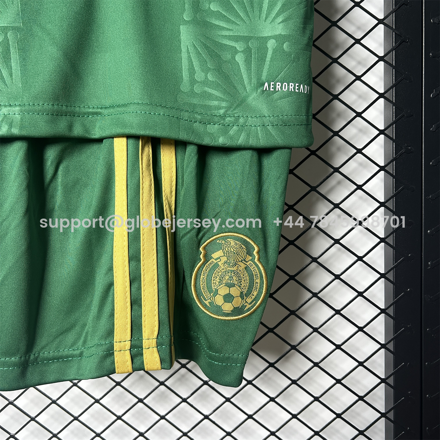 GlobeJersey-Mexico 2025 Gold Cup Green Kids Kit