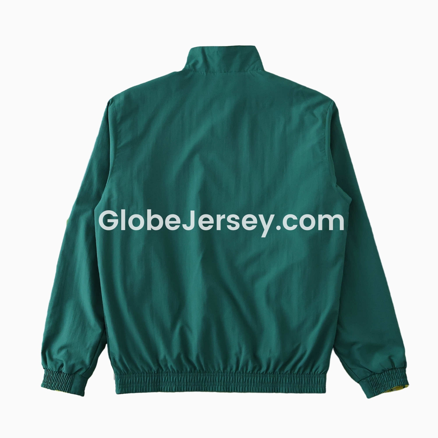 GlobeJersey-Norwich City 1992-94 Retro Style Double Sided Reversible Windbreaker - Green & Yellow