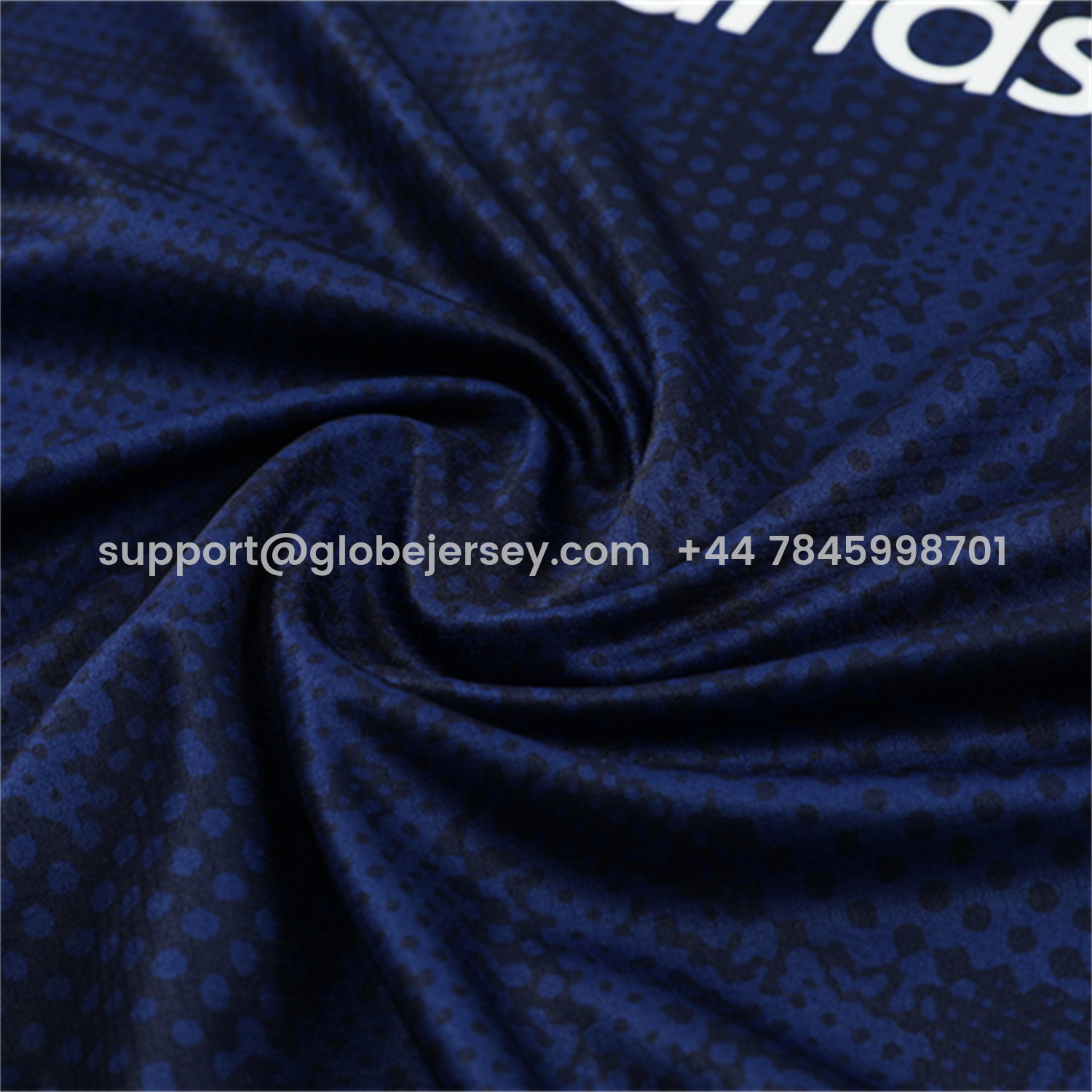 GlobeJersey-Marseille 25-26 Kids Short-Sleeve Training Set - Royal Blue Top & Royal Blue Shorts