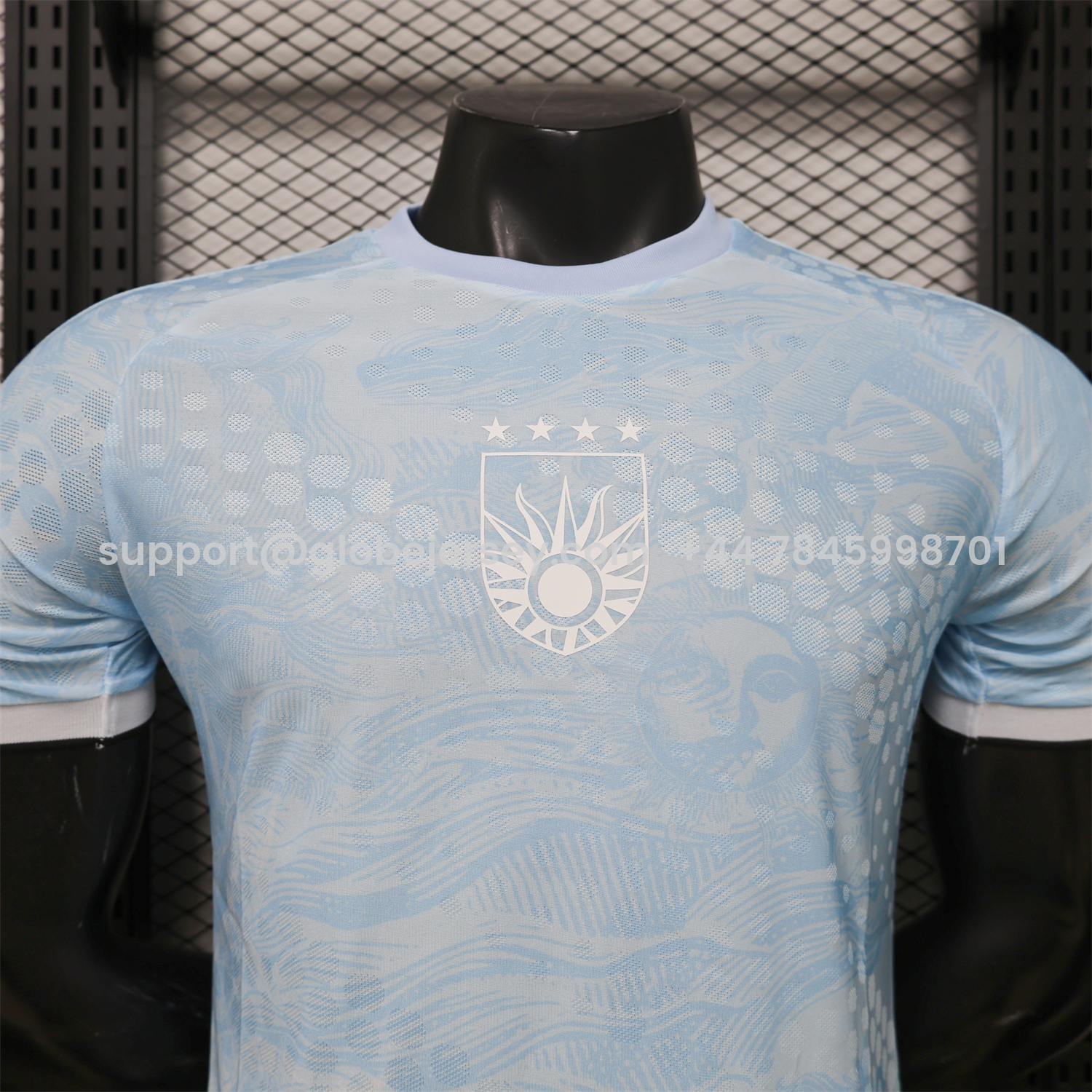 GlobeJersey-Uruguay 2026 Light Blue Special Jersey - Player Version
