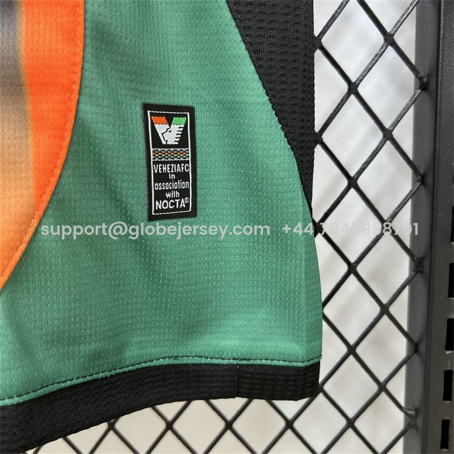 GlobeJersey-Venezia FC 25-26 Orange And Green Unsponsored Special Jersey - Fans Version