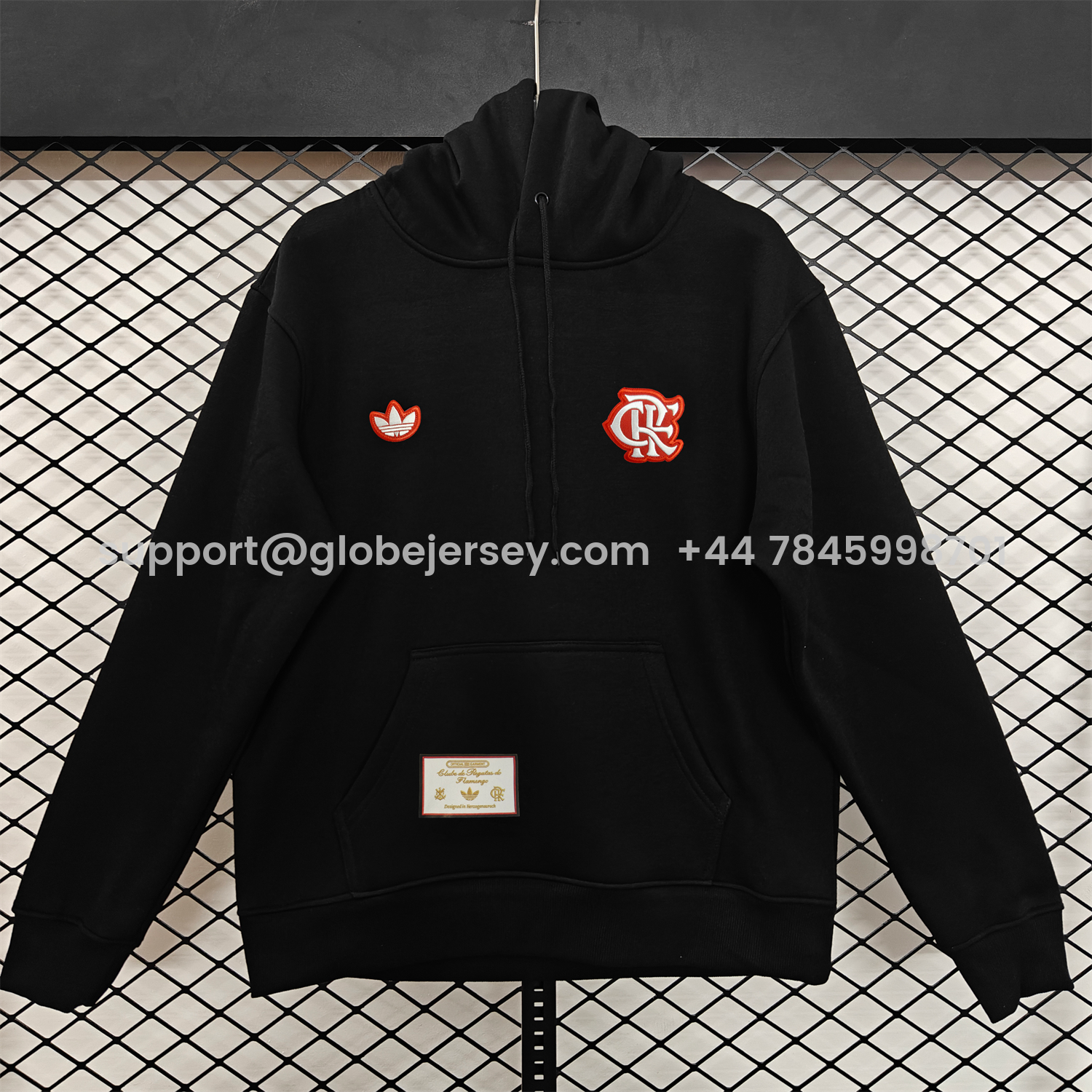 GlobeJersey-Flamengo 25-26 Originals Terrace Icon Unisex Pullover Hoodie
