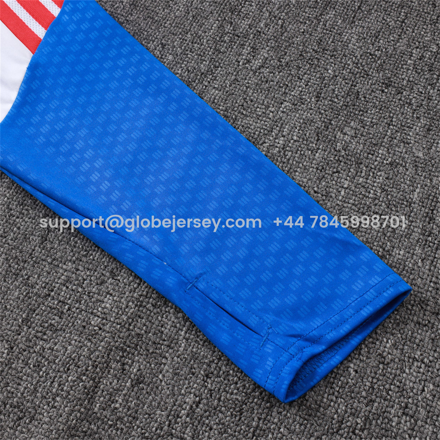 GlobeJersey-Colombia 2026 Long Sleeve Training Set - White Top & Black Pants