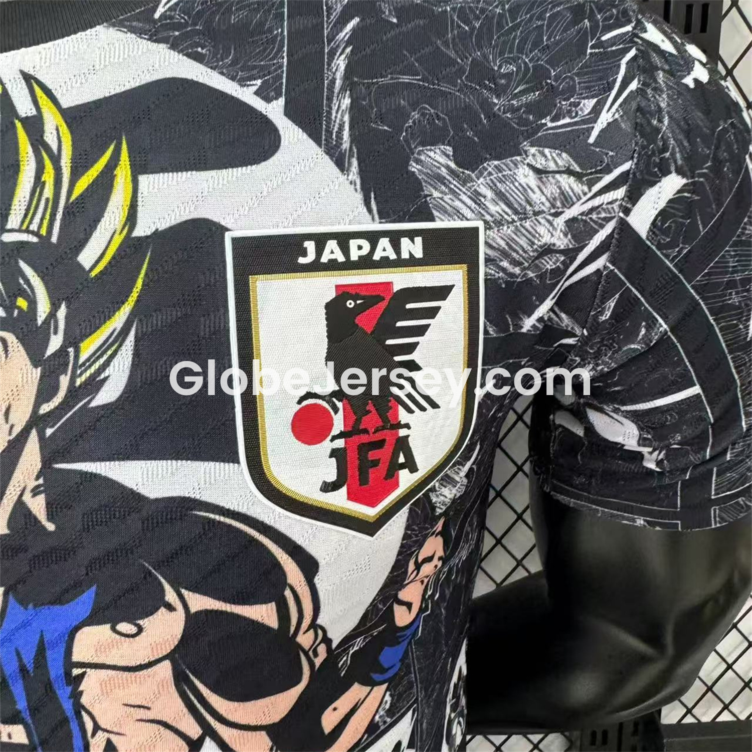 GlobeJersey-Japan 25-26 Muscle Saiyan Black Special Jersey - Player Version