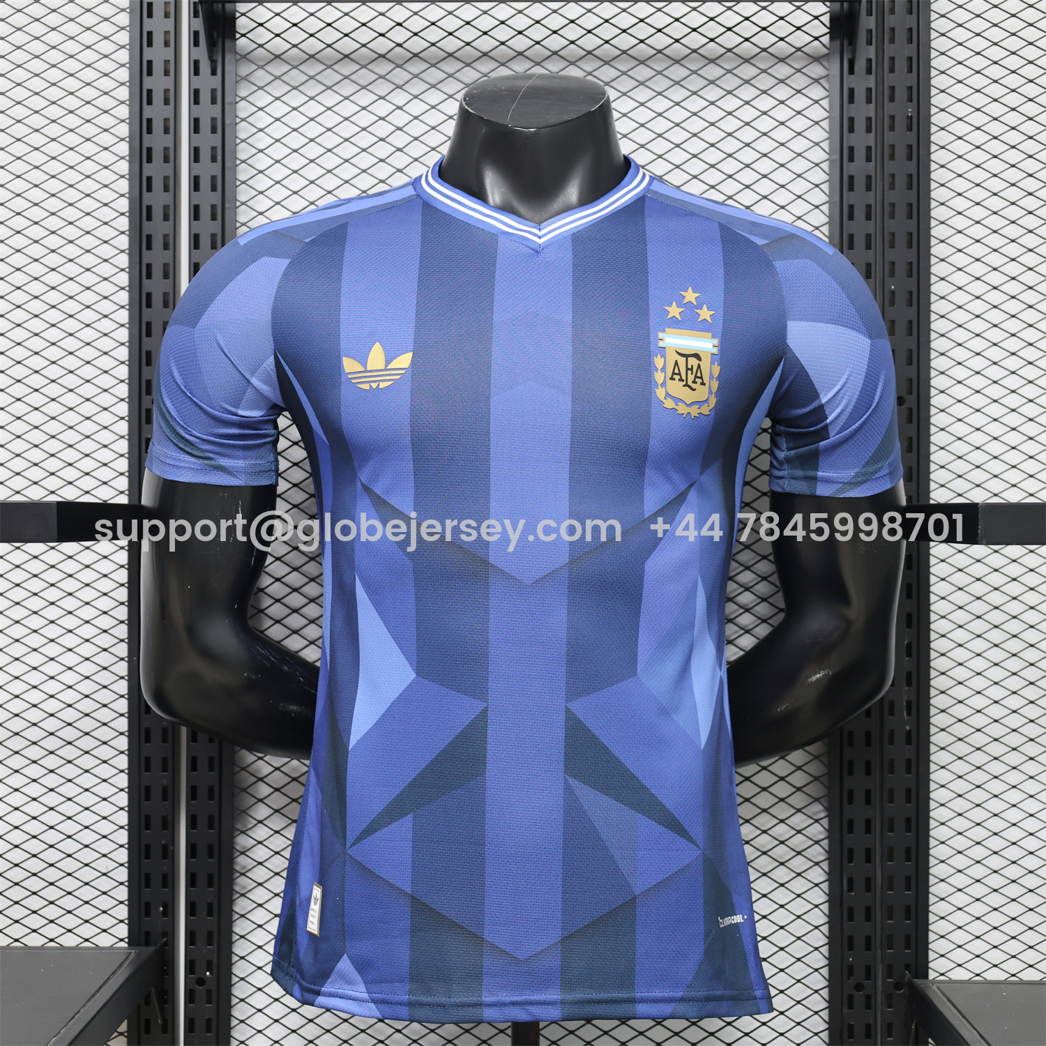 GlobeJersey-Argentina 2026 Dark Blue Water Chestnut Special Jersey - Player Version