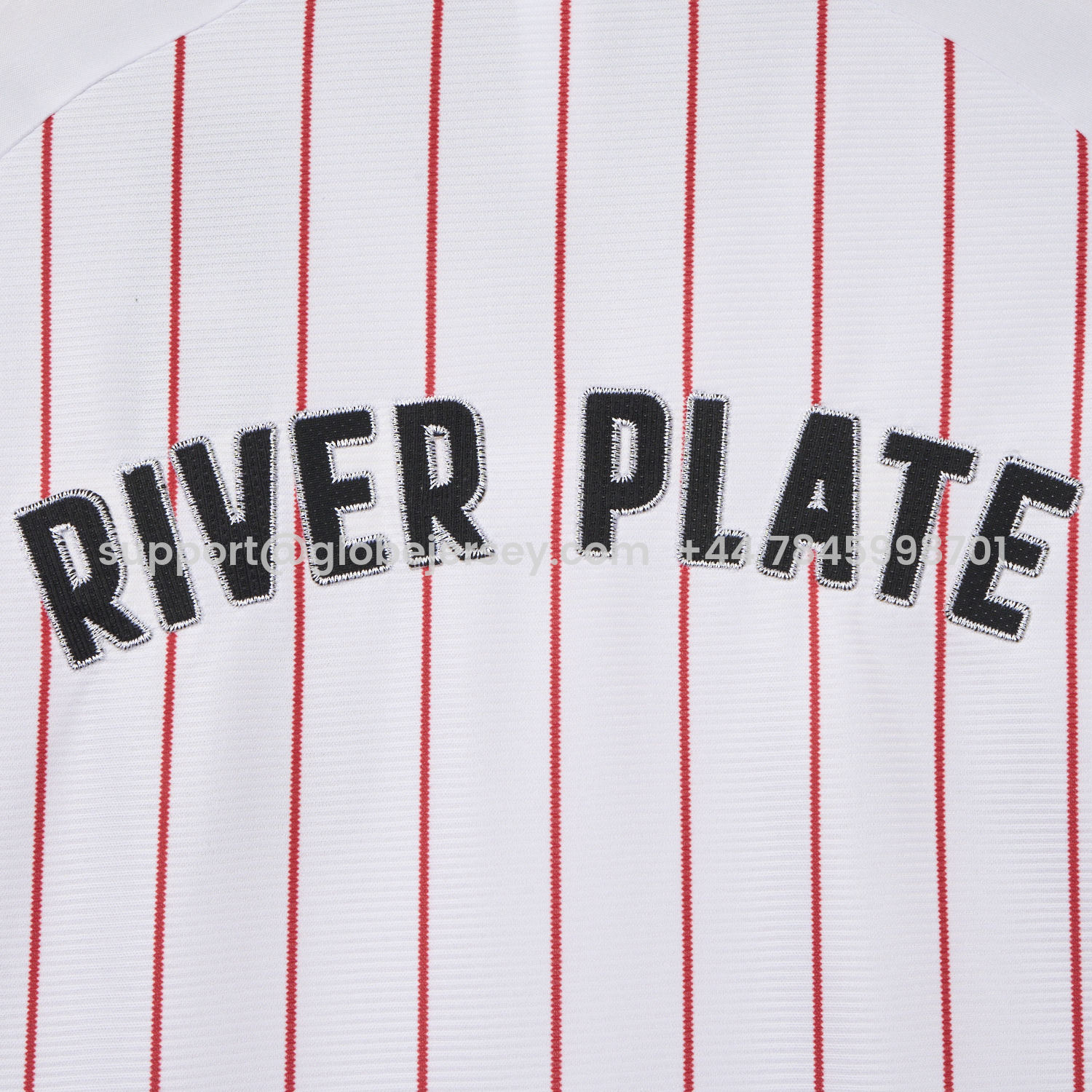 GlobeJersey-River Plate 25-26 White Baseball Jersey