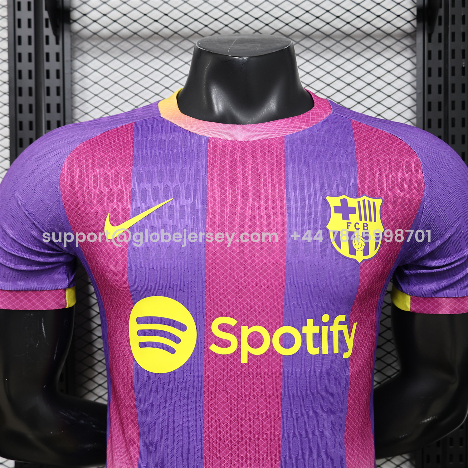 GlobeJersey-Barcelona 25-26 Purple Pink And Yellow Special Jersey - Player Version