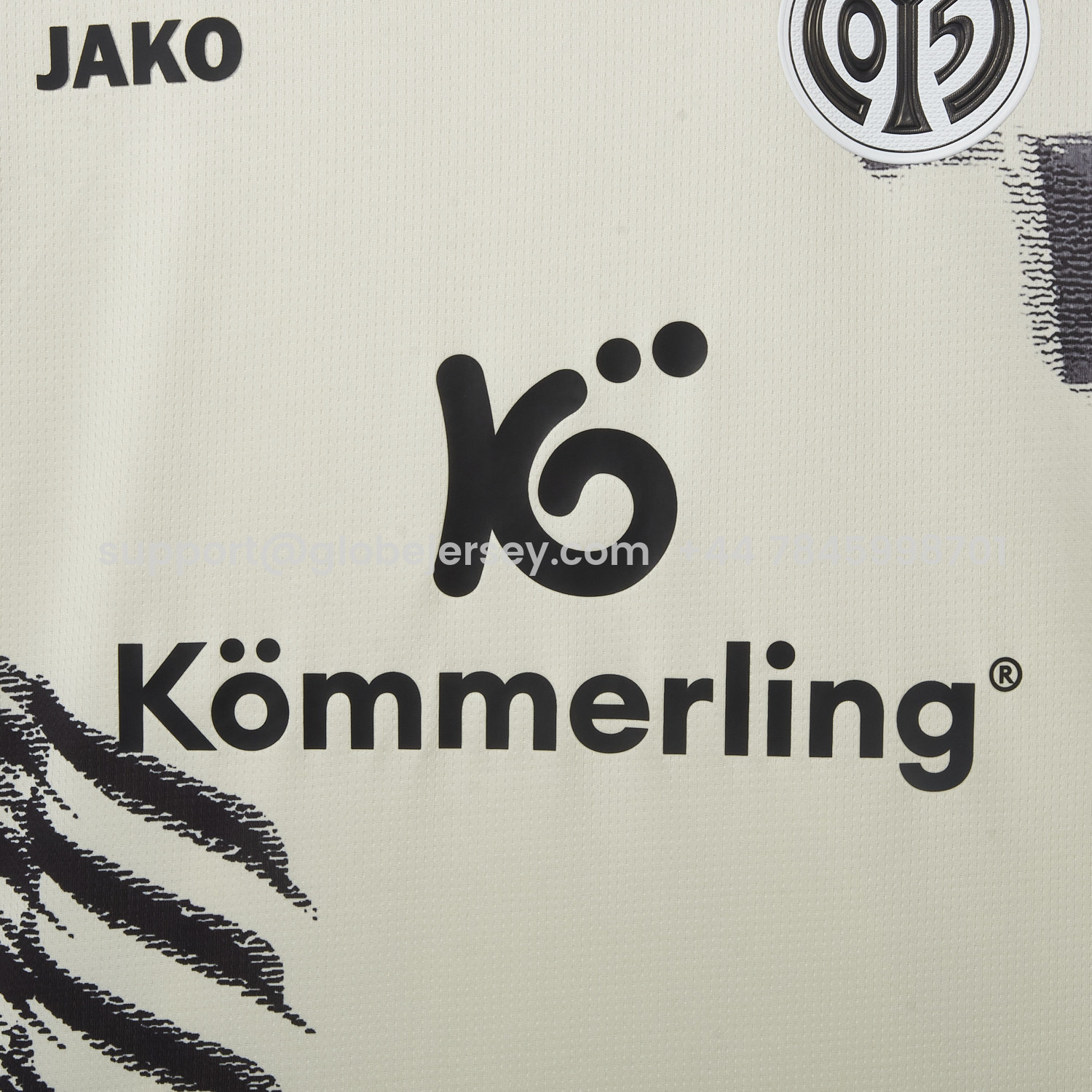 GlobeJersey-Mainz 25-26 Third White Jersey - Fans Version