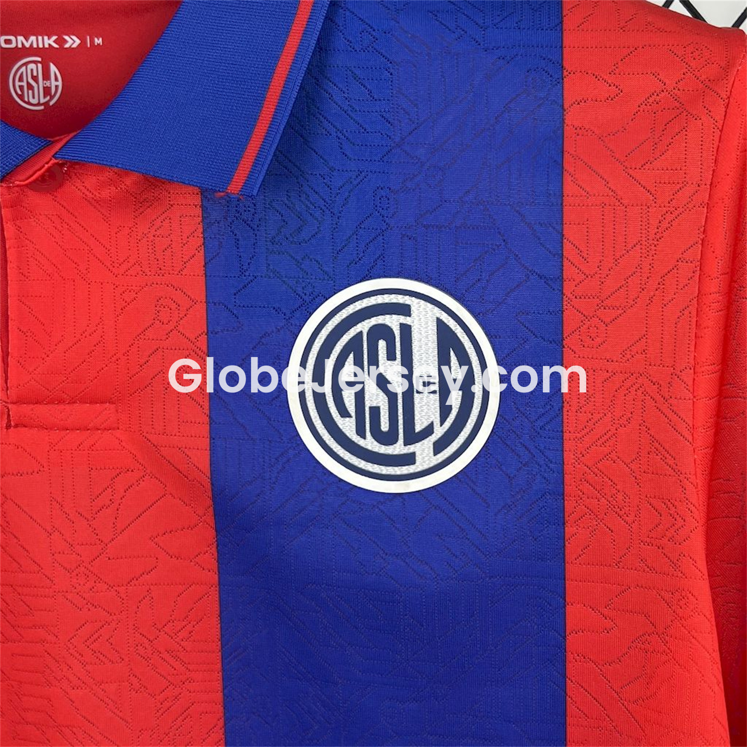 GlobeJersey-San Lorenzo 25-26 Home Unsponsored Jersey - Fans Version