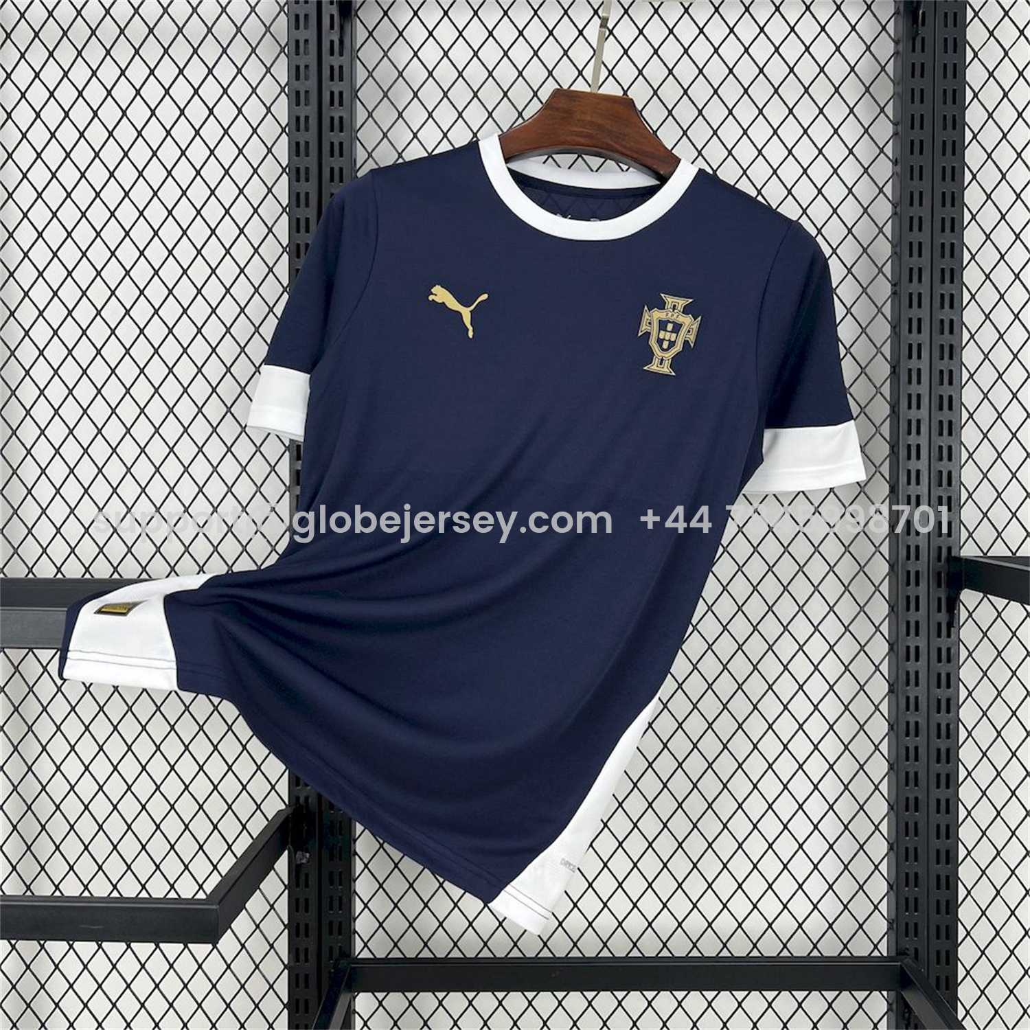 GlobeJersey-Portugal 2025-26 Royal Blue Training Jersey - Fans Version
