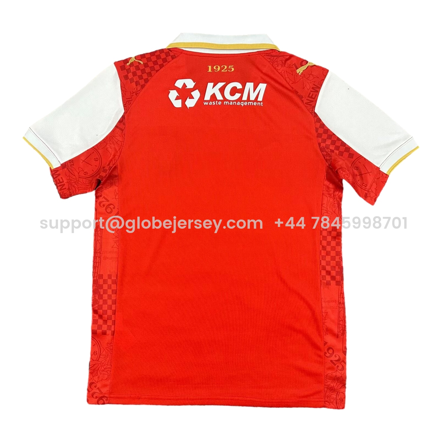GlobeJersey-Rotherham United 25-26 Home Jersey - Fans Version