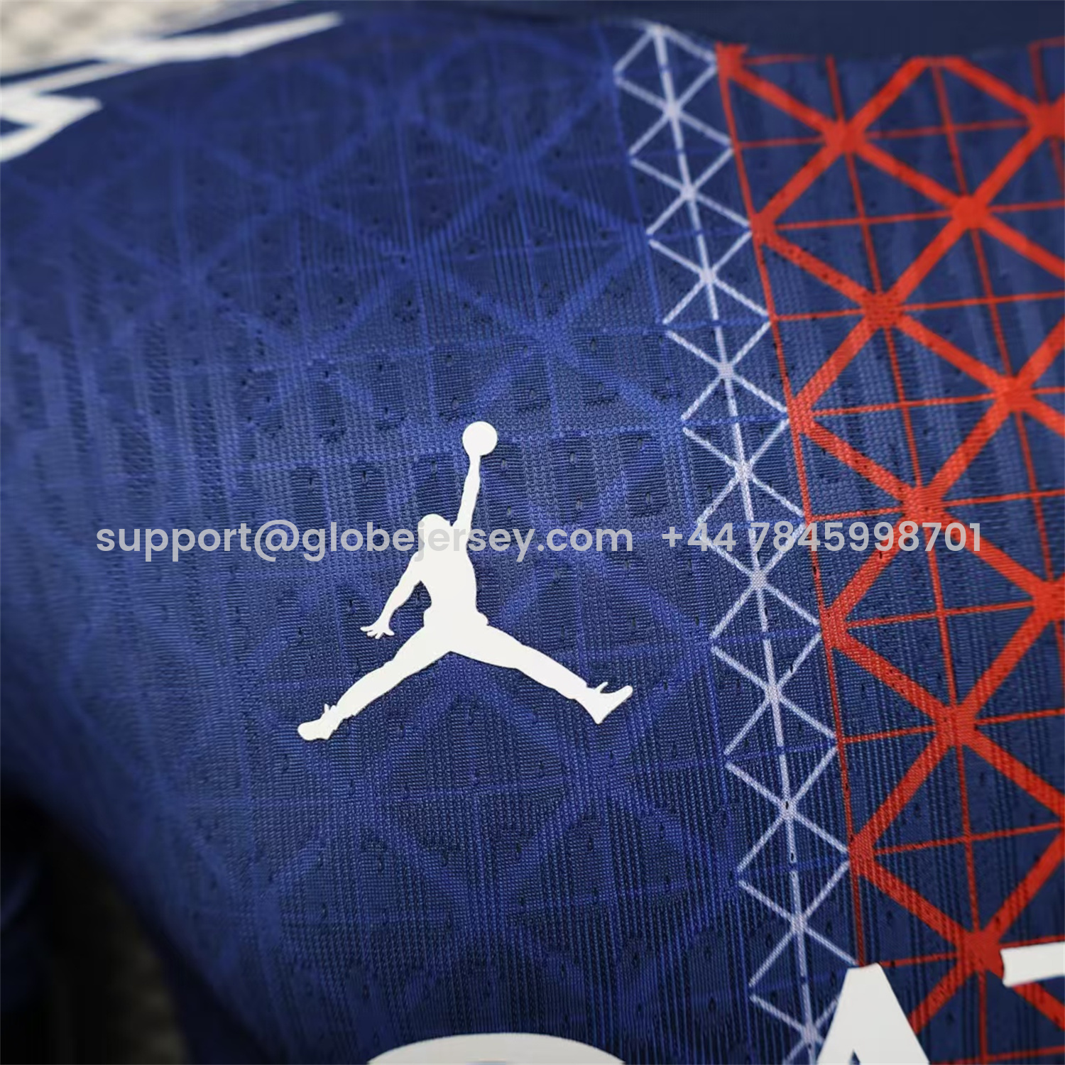 GlobeJersey-Paris Saint-Germain PSG X JD 25-26 Red And Blue Special Edition Jersey - Player Version