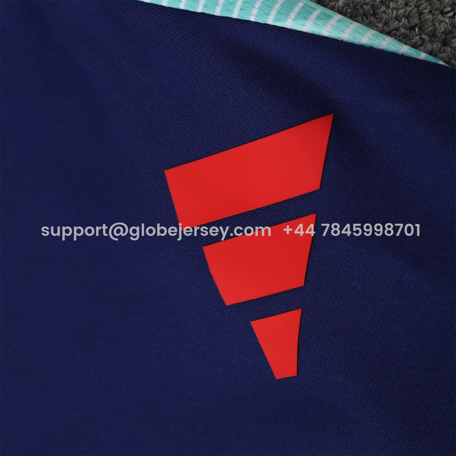 GlobeJersey-Flamengo 25-26 Long Sleeve Training Set - Light Blue Top & Deep Blue Pants