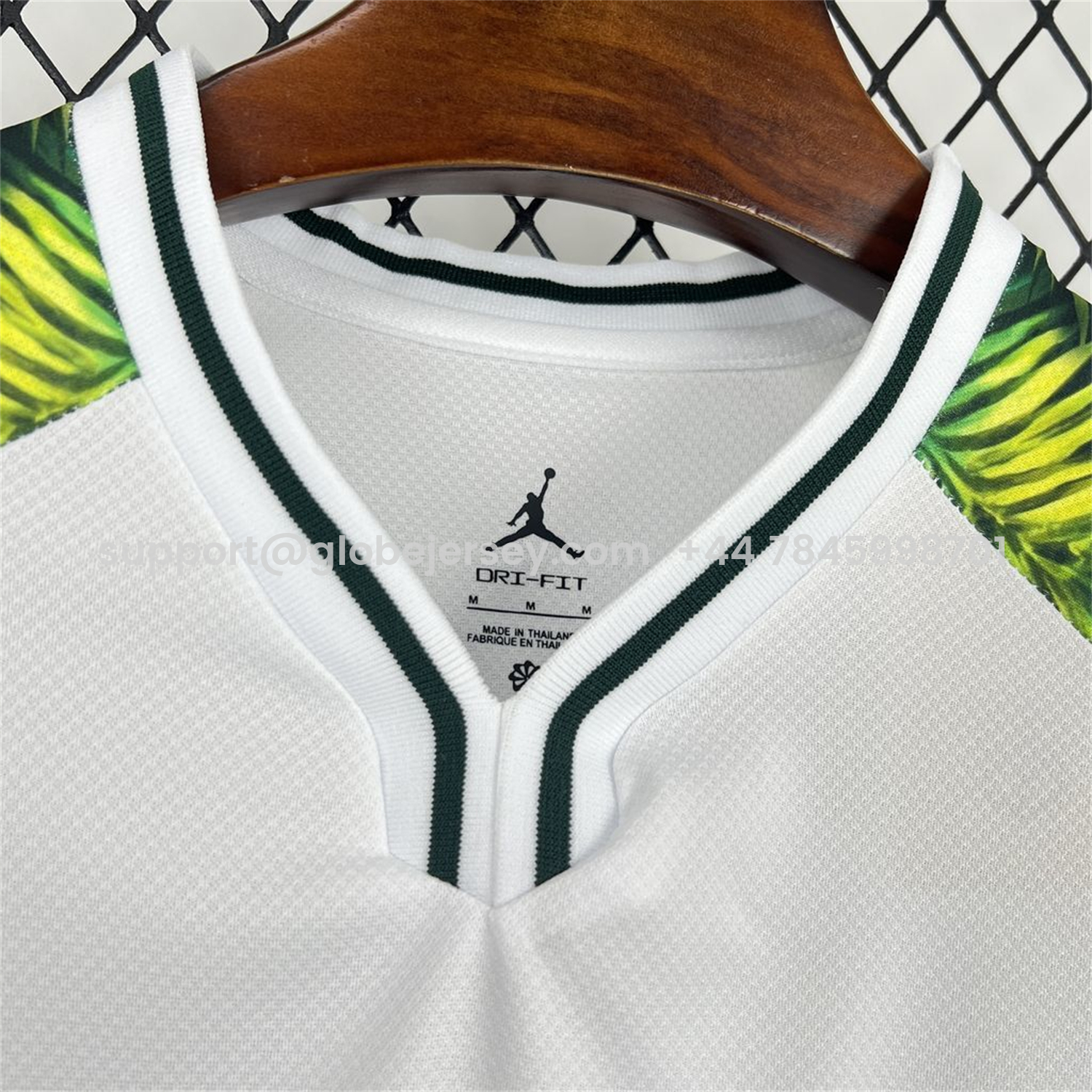GlobeJersey-Brazil 2026 White With Green Special Jersey - Fans Version