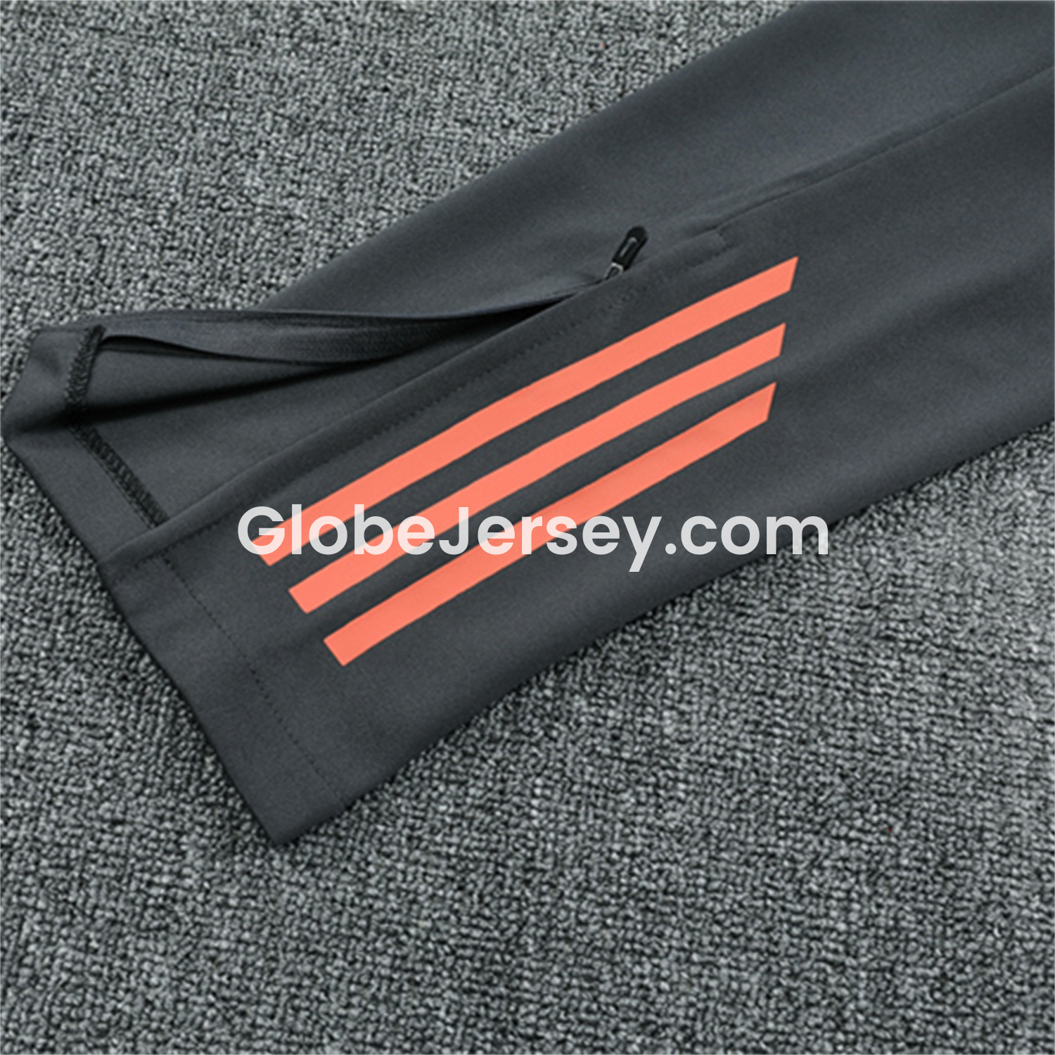 GlobeJersey-Bayern Munich 25-26 Long Sleeves Training Set - Orange Top & Gray Pants