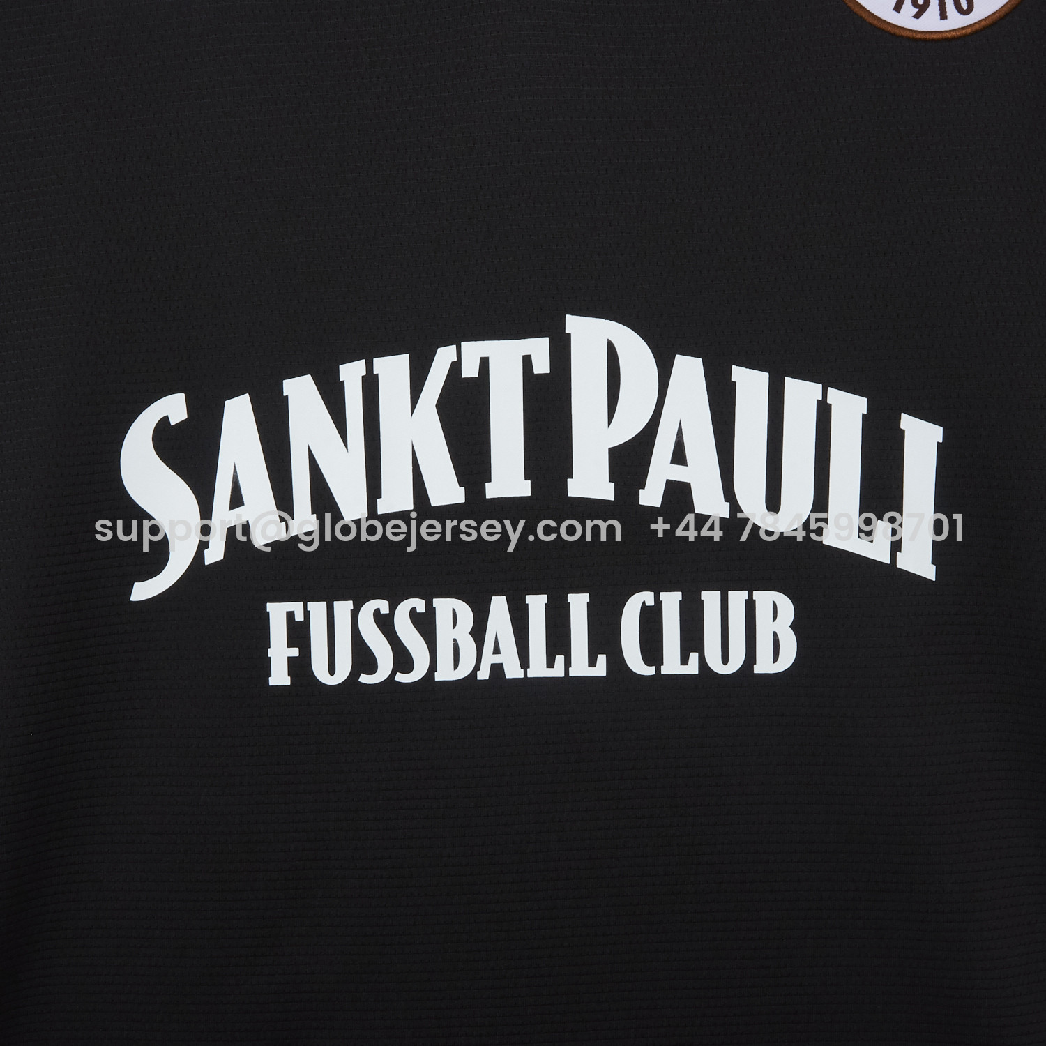 GlobeJersey-St. Pauli 25-26 Retro Style Polo Jersey - Fans Version