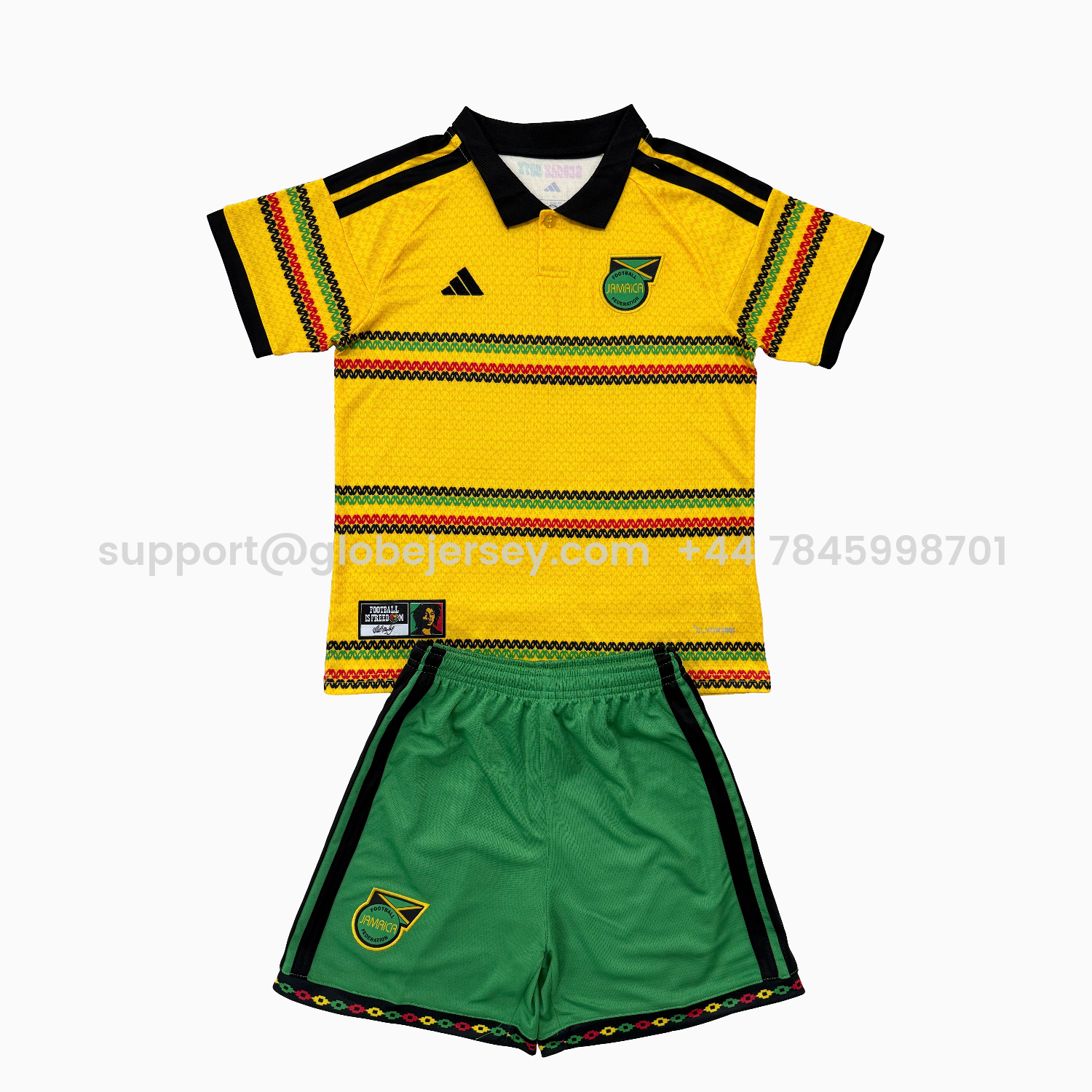 GlobeJersey-Jamaica 2026 Home Men's Adult Jersey Set - Fans Version