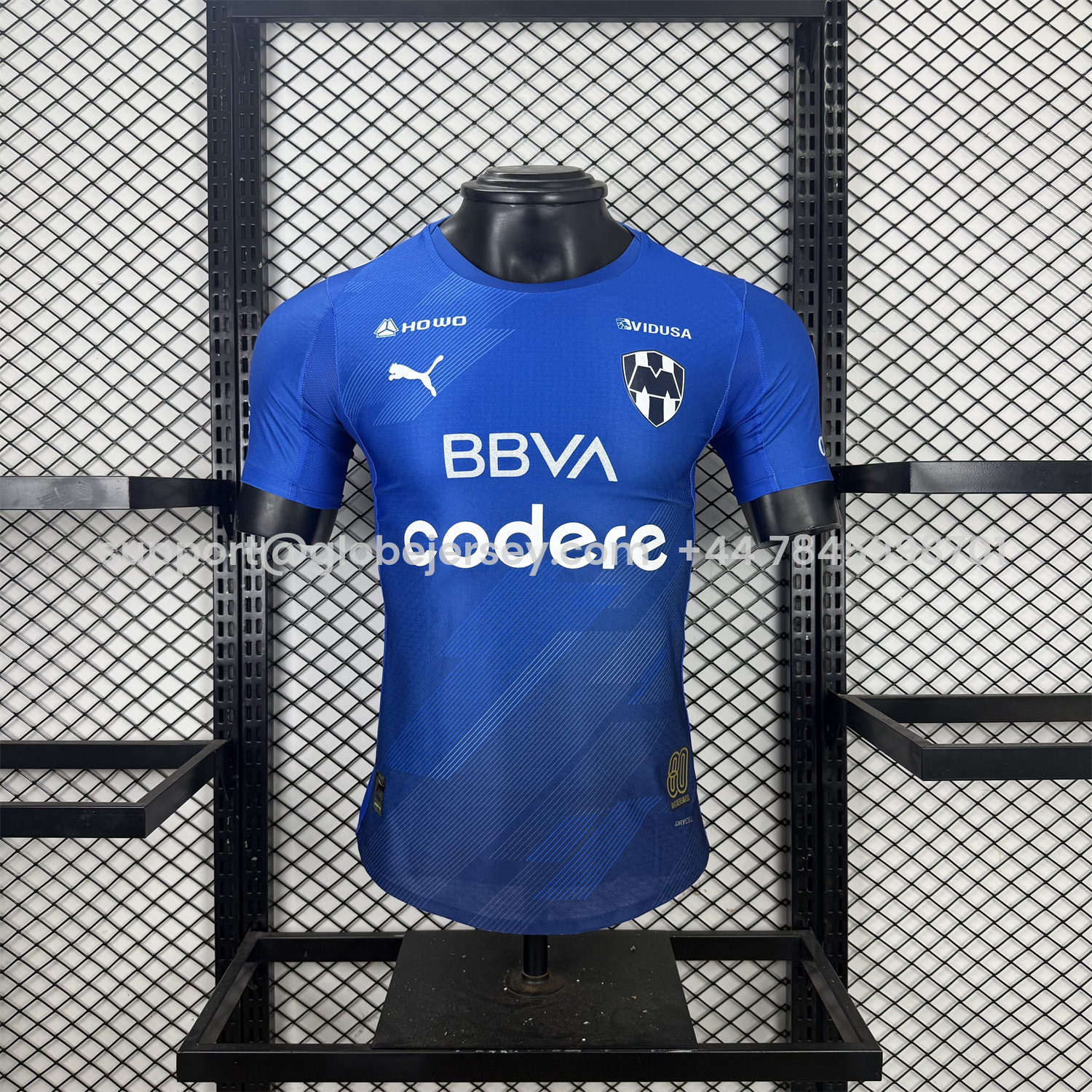 GlobeJersey-Rayados Monterrey 25-26 Third Blue Jersey - Player Version
