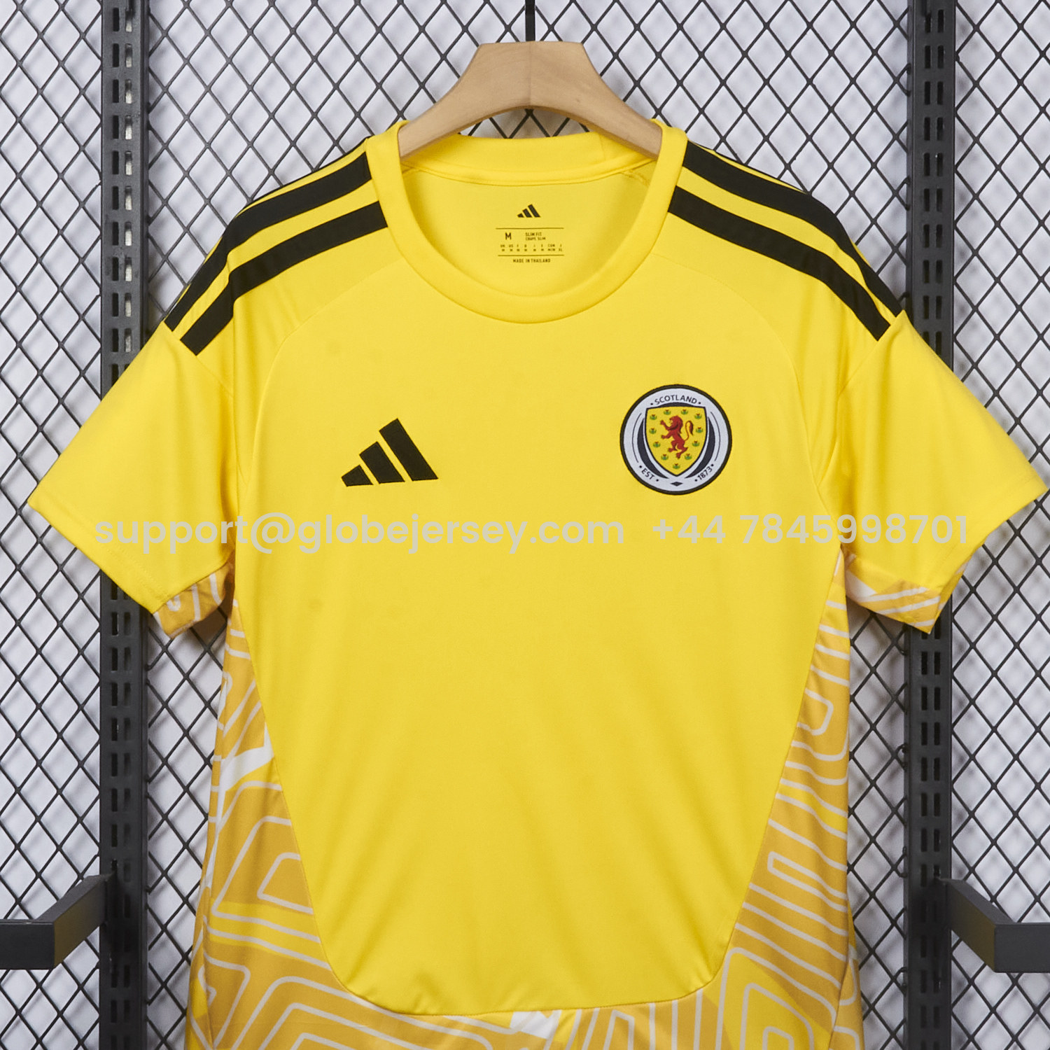 GlobeJersey-S-c-o.t l.a-n.d 2026 Yellow Goalkeeper Jersey - Fans Version