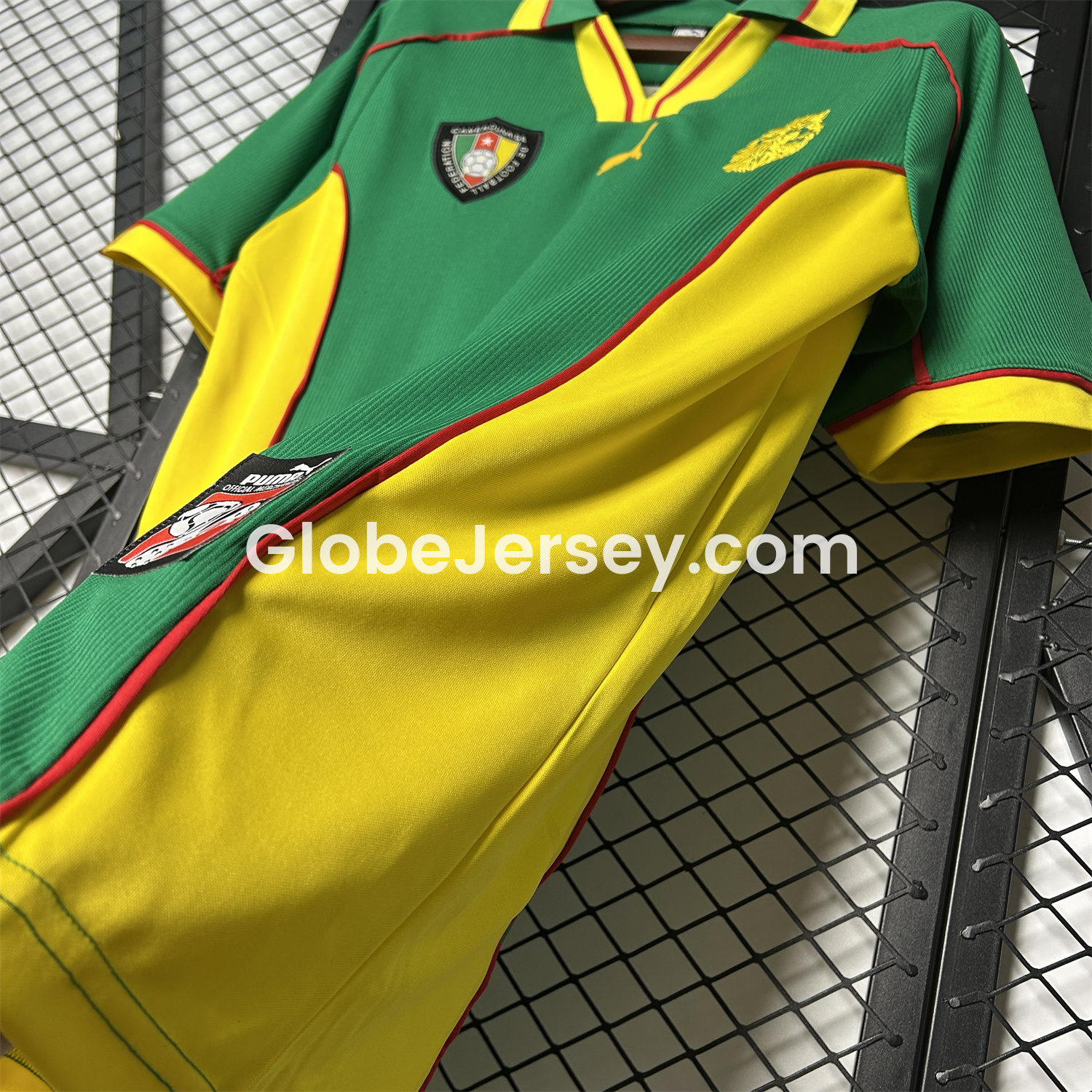 GlobeJersey-Retro Cameroon 1998 Home Jersey