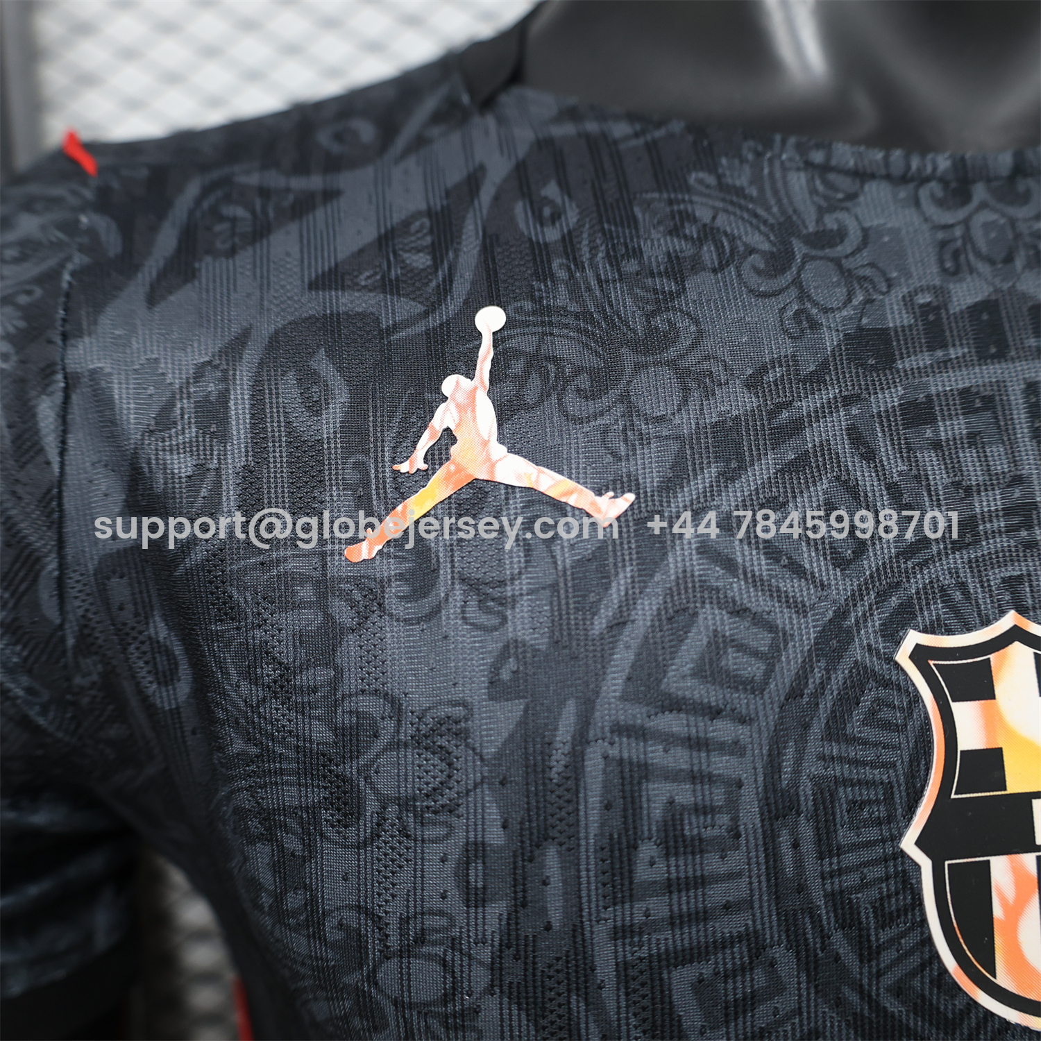 GlobeJersey-Barcelona 25-26 Jordan Black Special Jersey - Player Version