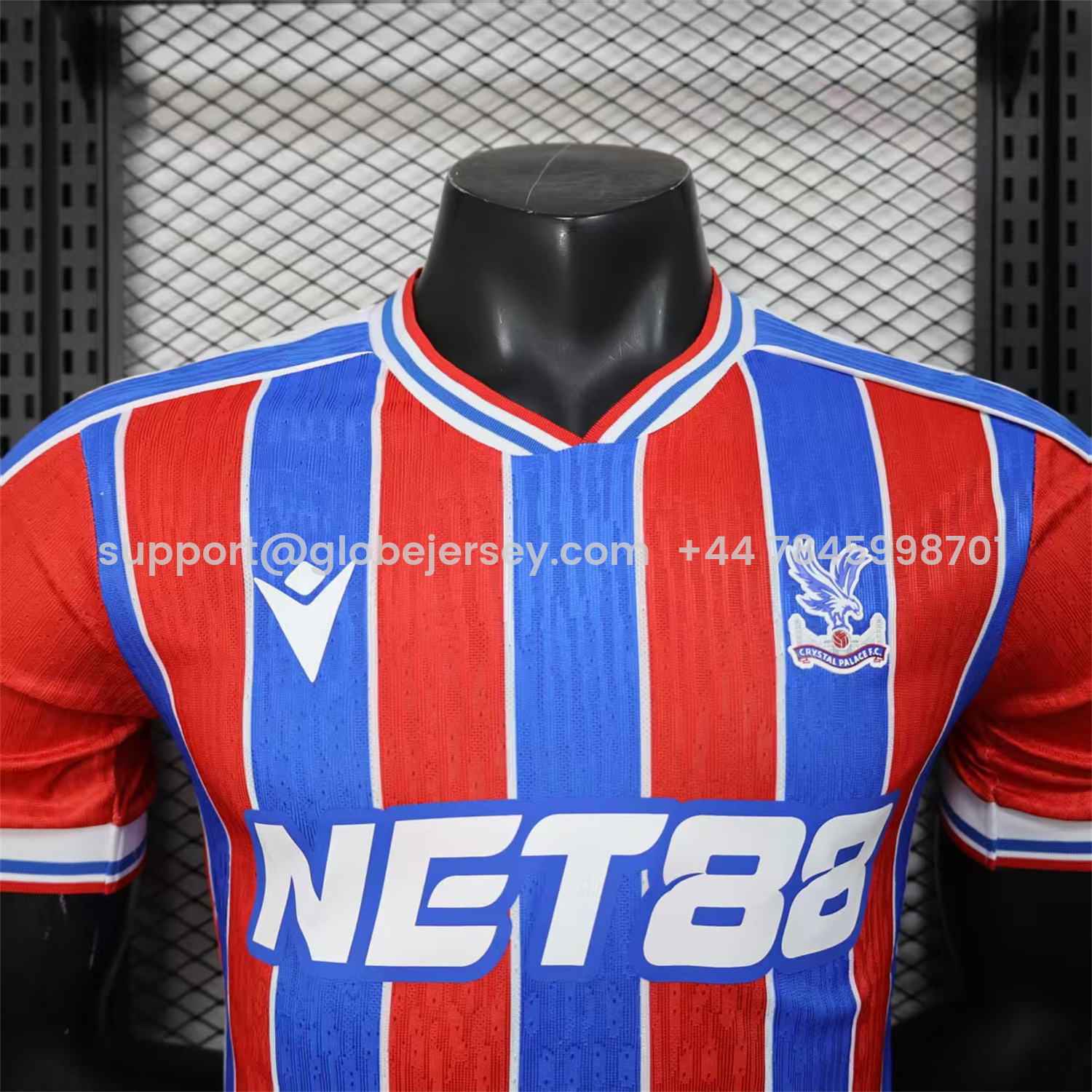 GlobeJersey-Crystal Palace 25-26 Home Jersey - Player Version