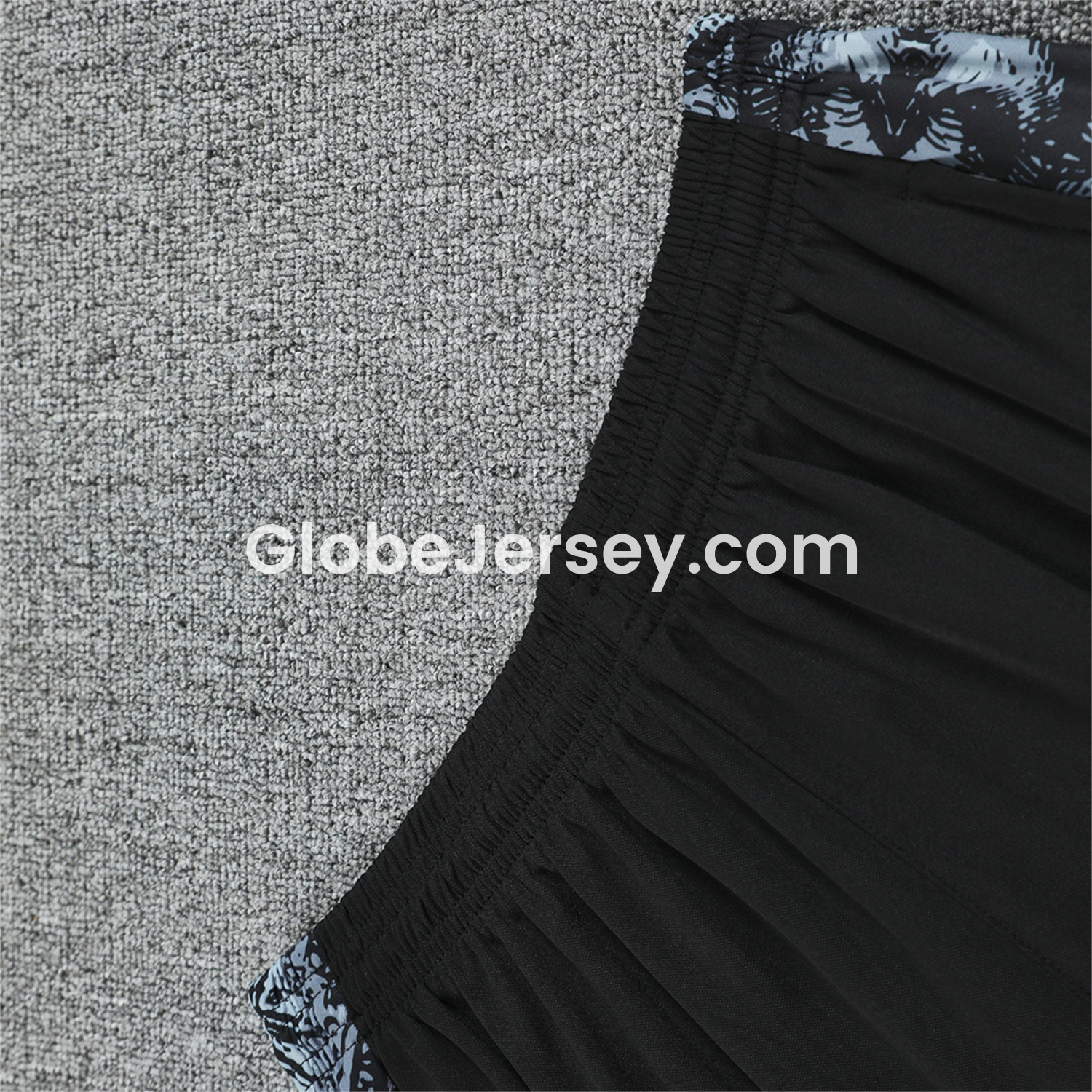 GlobeJersey-Brazil 25-26 White Jesus Statue Vest Training Set - White Vest & Black Shorts