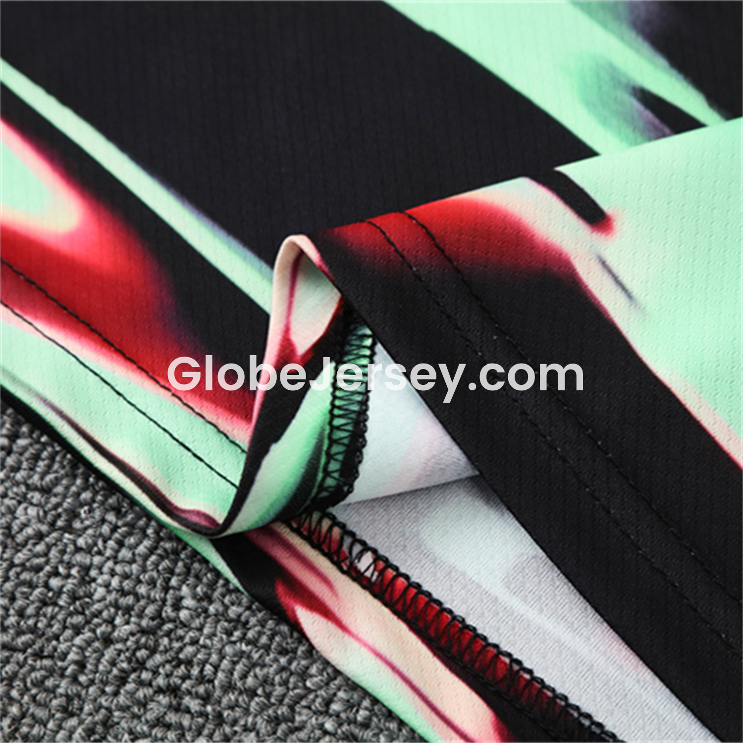 GlobeJersey-Portugal 25-26 Kids Short-Sleeve Training Set - Camouflage top & Black Shorts