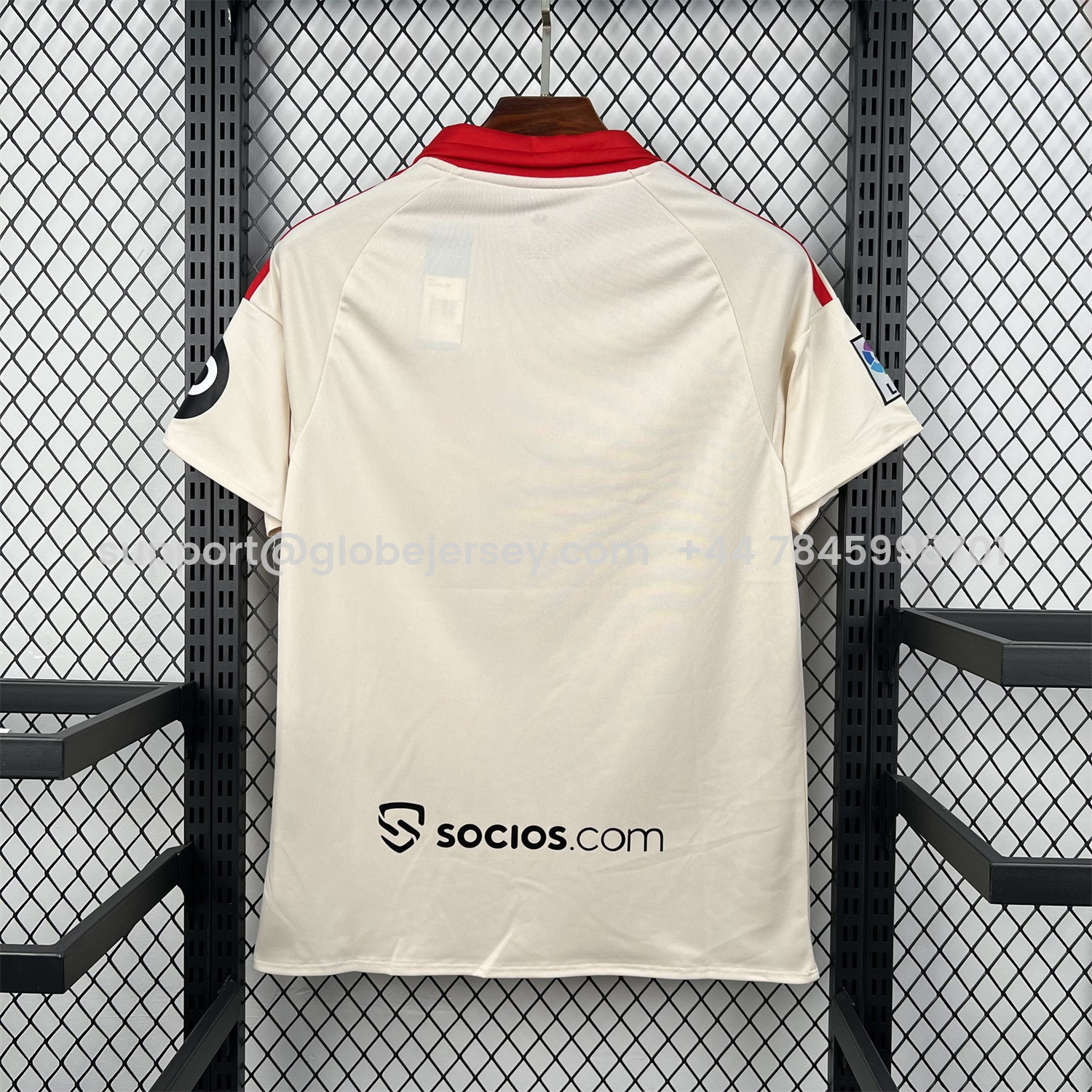 GlobeJersey-Sevilla 25-26 Retro Style Jersey - Fans Version