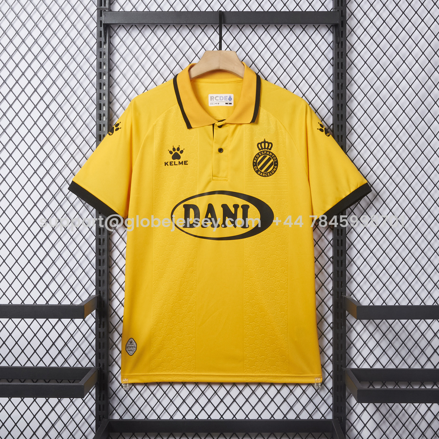 GlobeJersey-RCD Espanyol 25-26 125th Anniversary Yellow Jersey - Fans Version