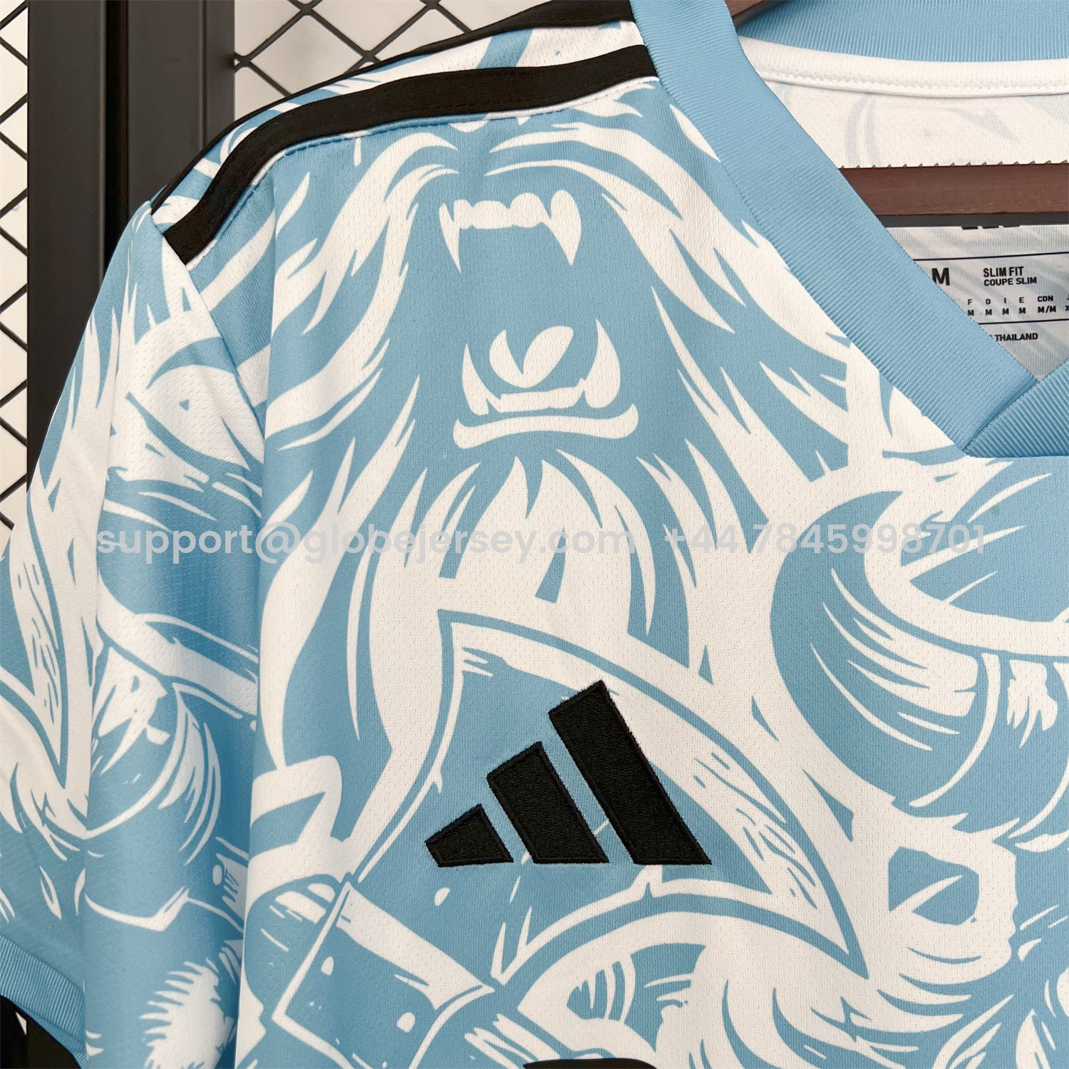 GlobeJersey-Real Madrid 25-26 Blue Viking Warrior Special Jersey - Fans Version