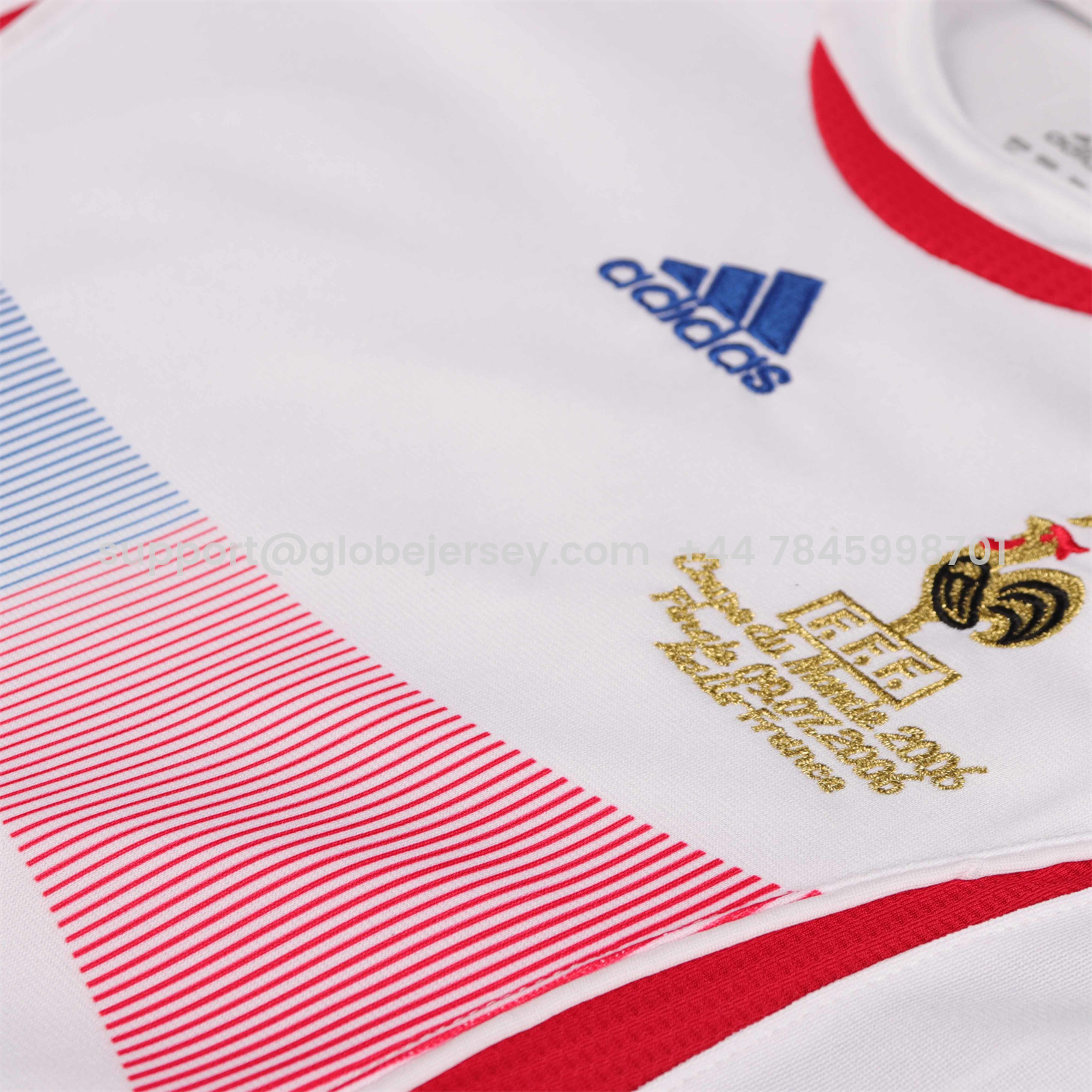 GlobeJersey-Retro France 2006 Away Kids Kit