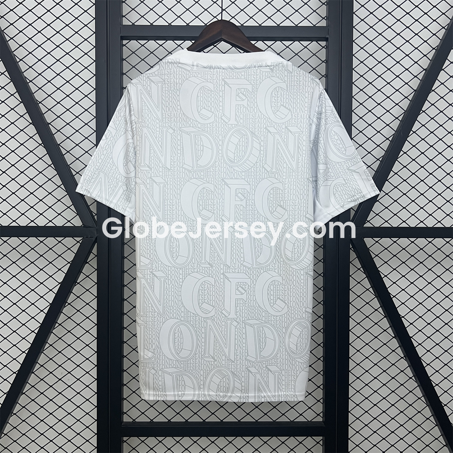 GlobeJersey-C.H.E.L.S.E.A 25-26 White Pre-Match Training Jersey - Fans Version