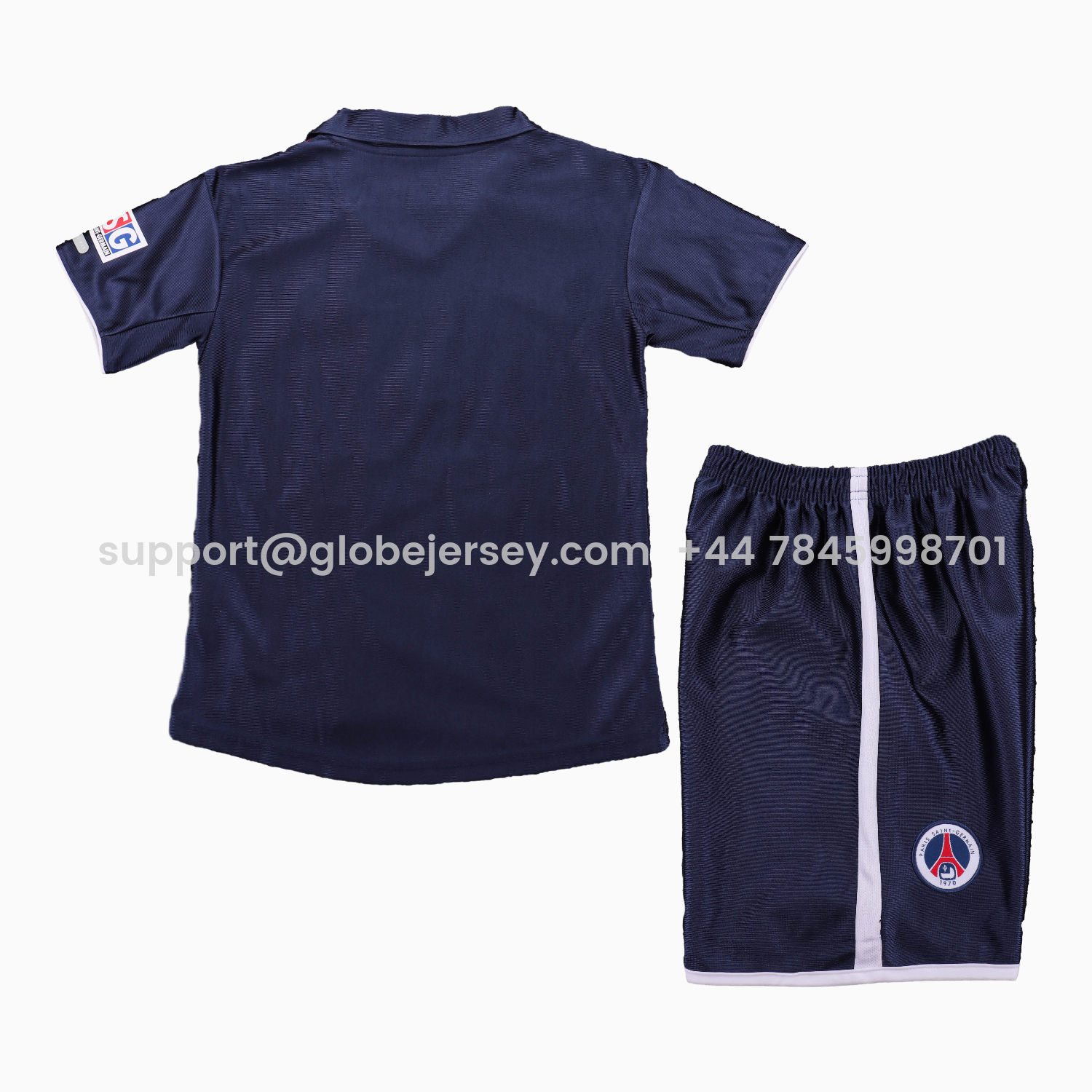 GlobeJersey-Retro Paris Saint-Germain PSG 2001-02 Home Kids Kit